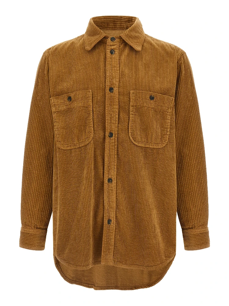 Beige Denim Shirt