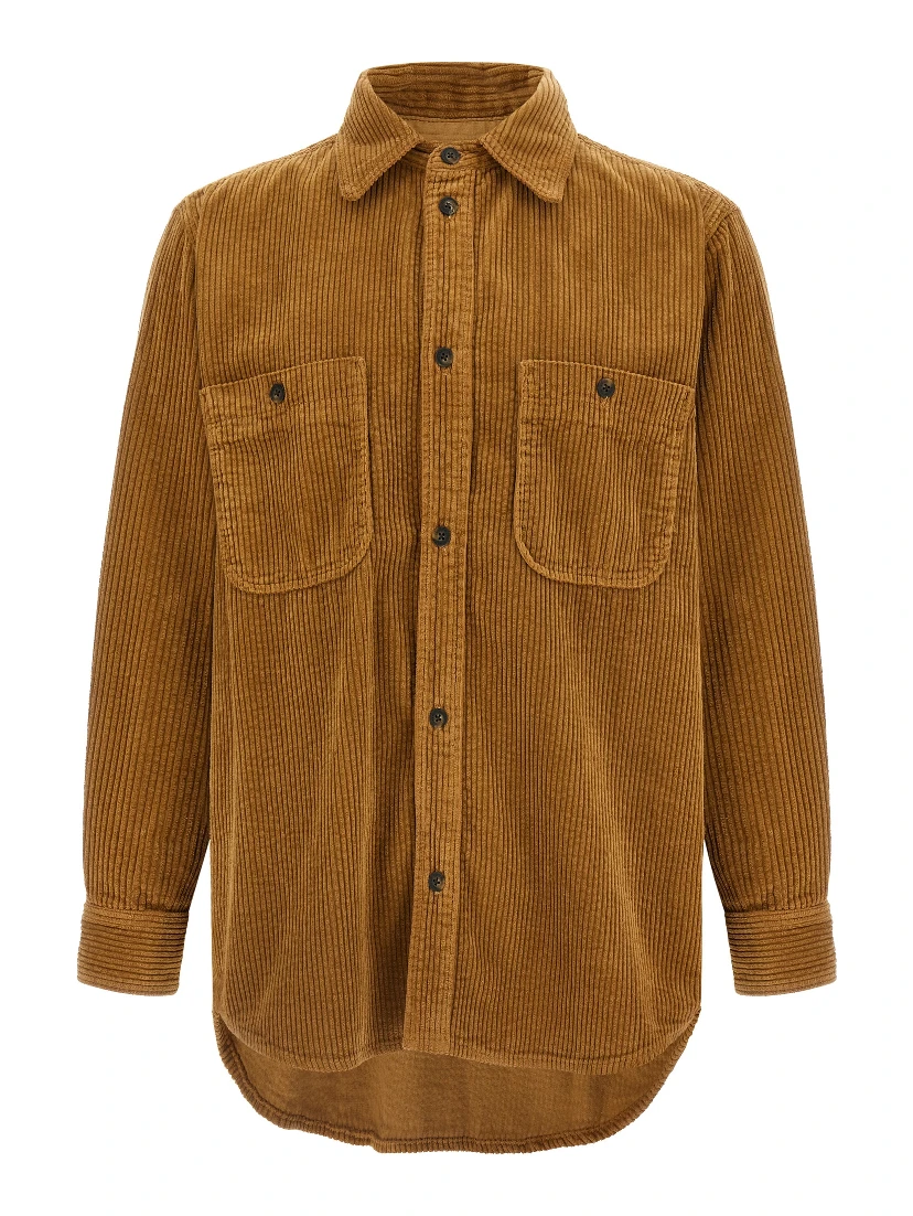 Beige Denim Shirt