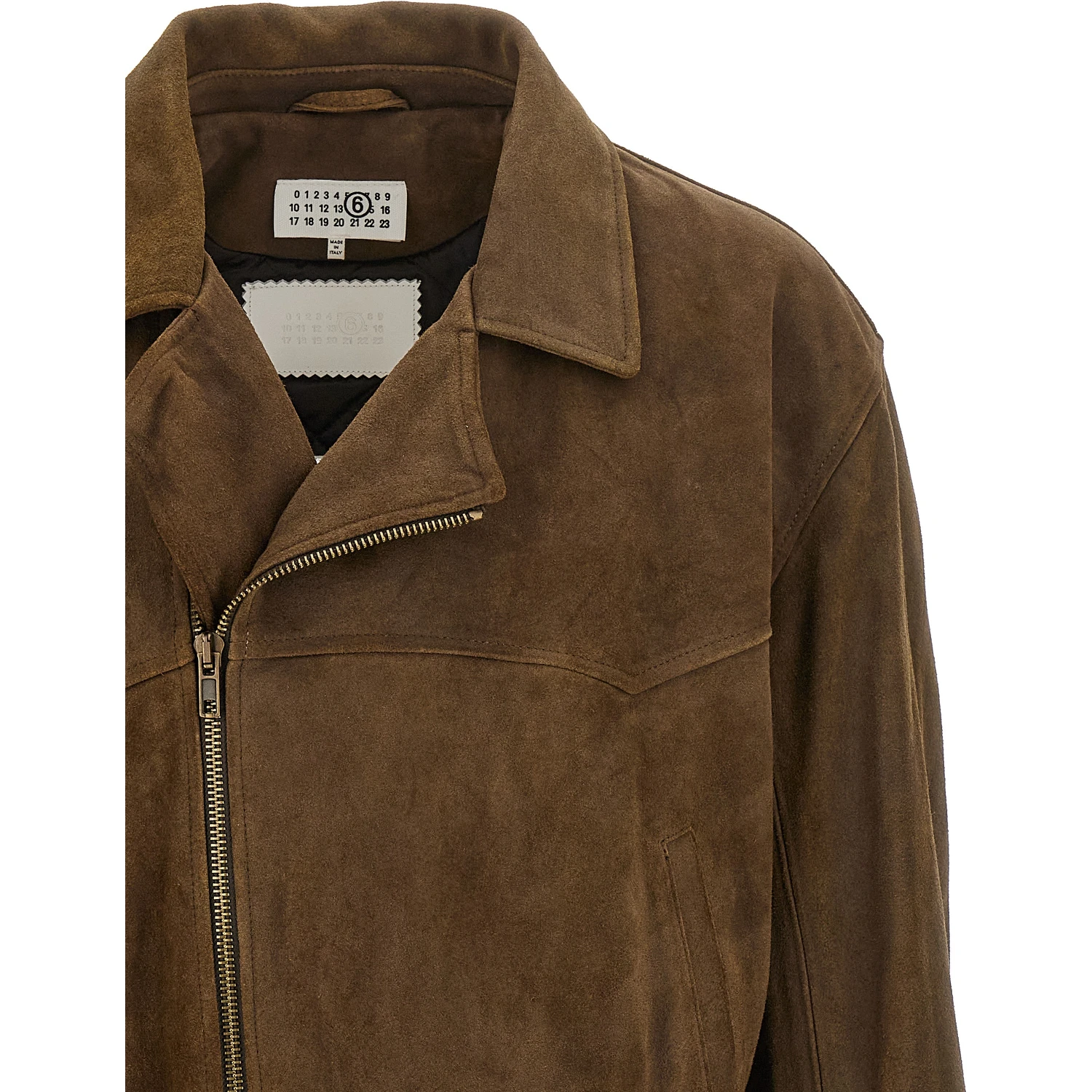 Brown Calfskin Leather Jacket
