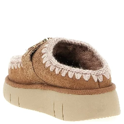 Multicolor Lambskin Clogs