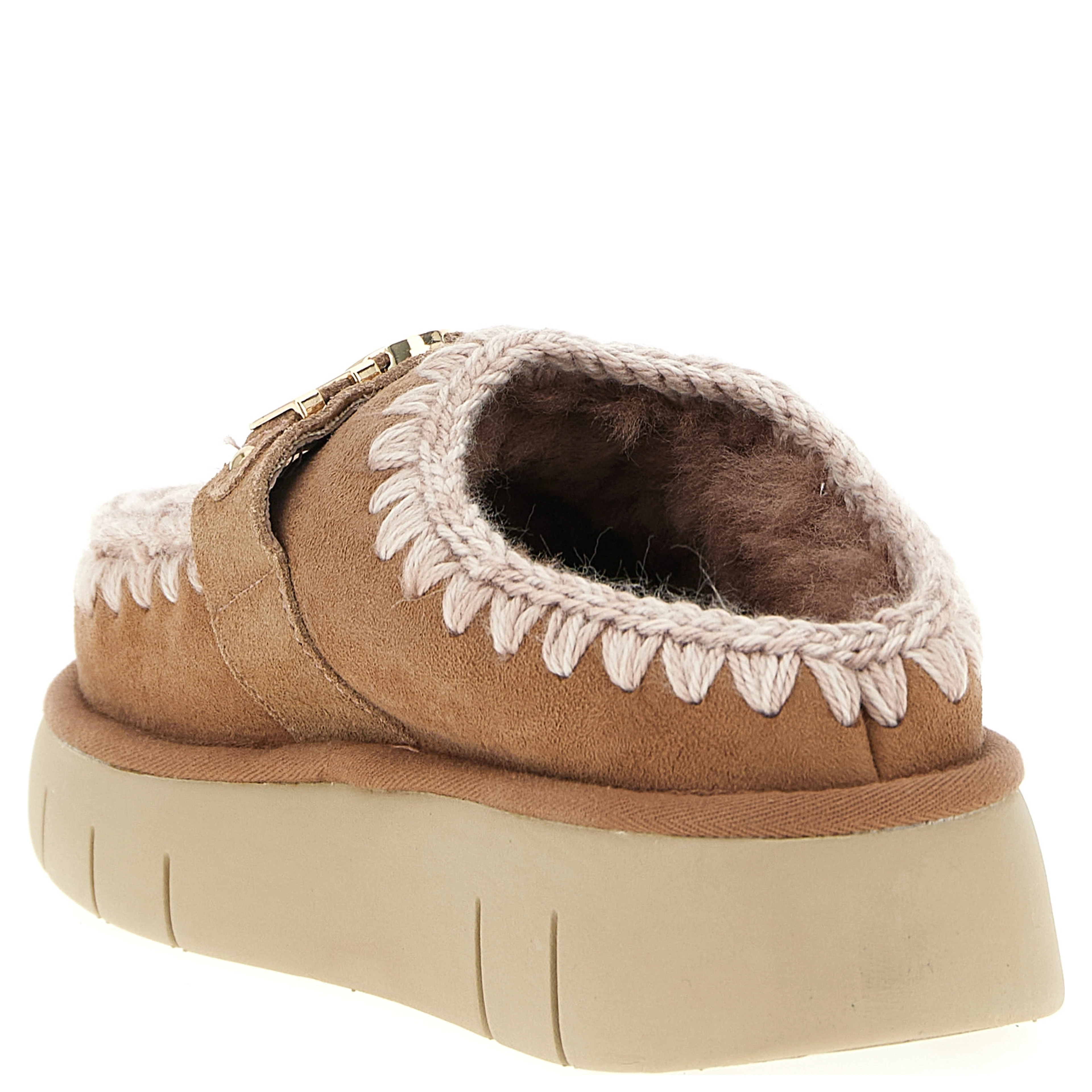 Multicolor Lambskin Clogs