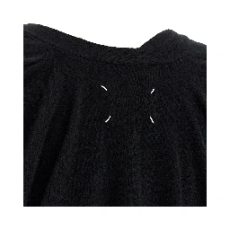 Black Wool Cardigan