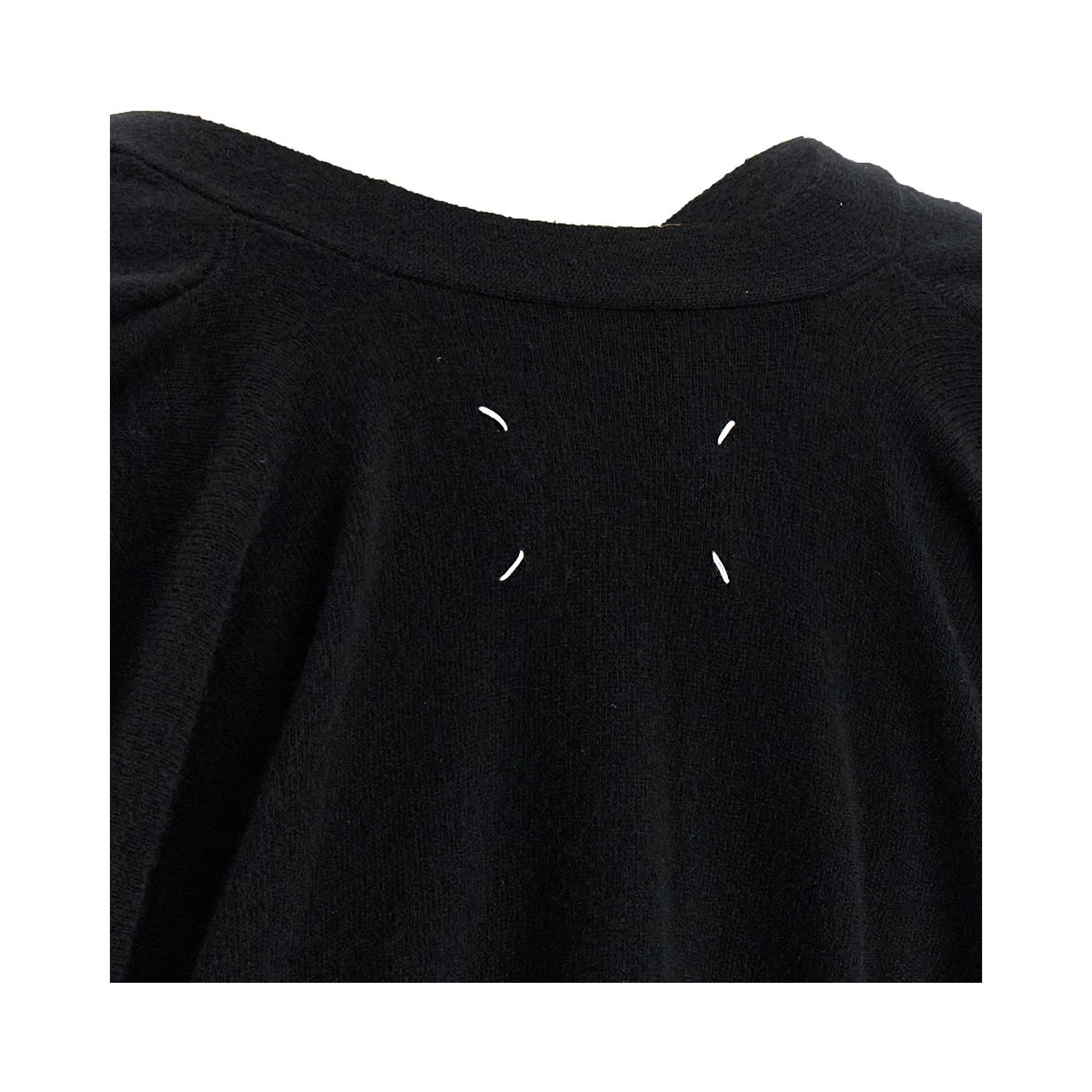 Black Wool Cardigan