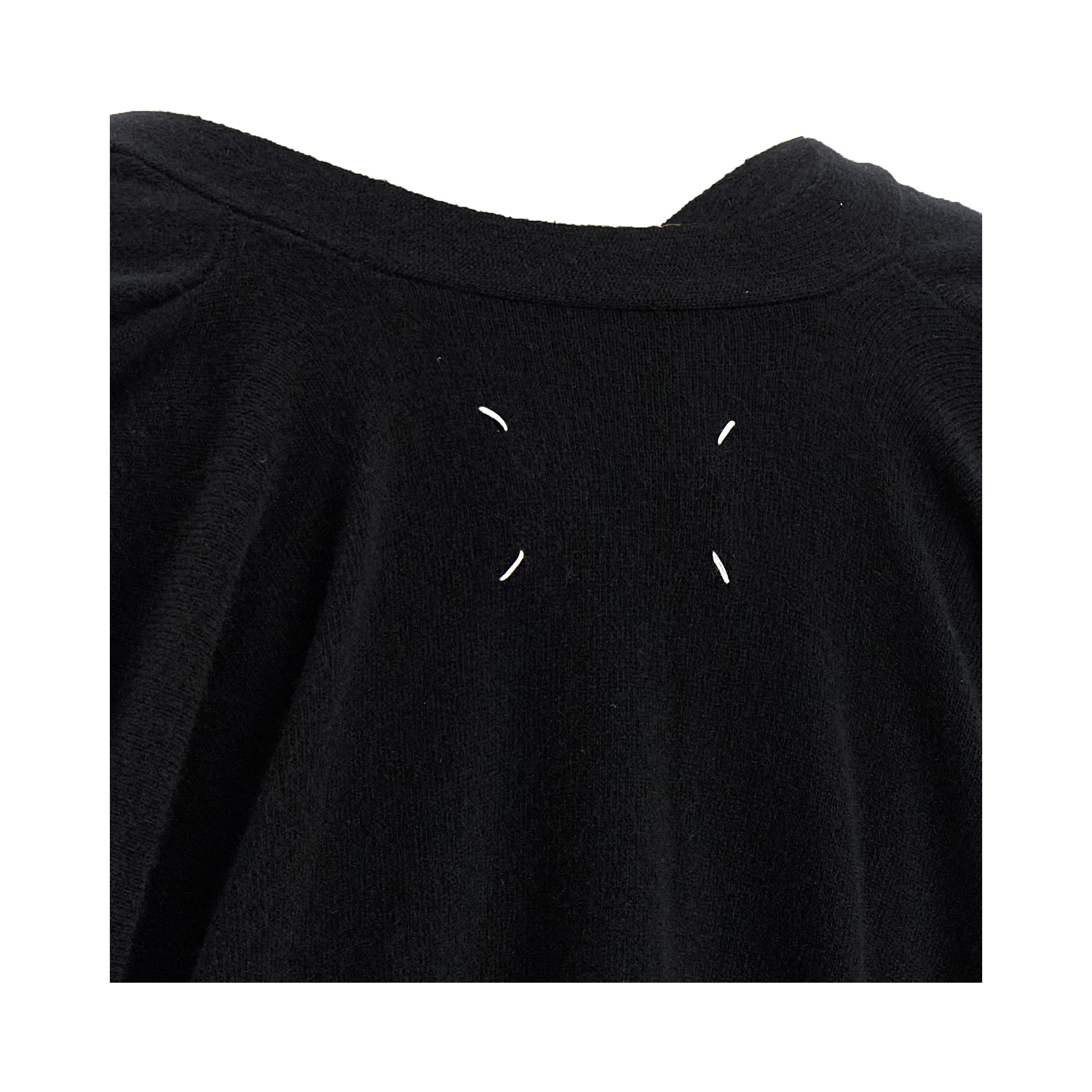 Black Wool Cardigan