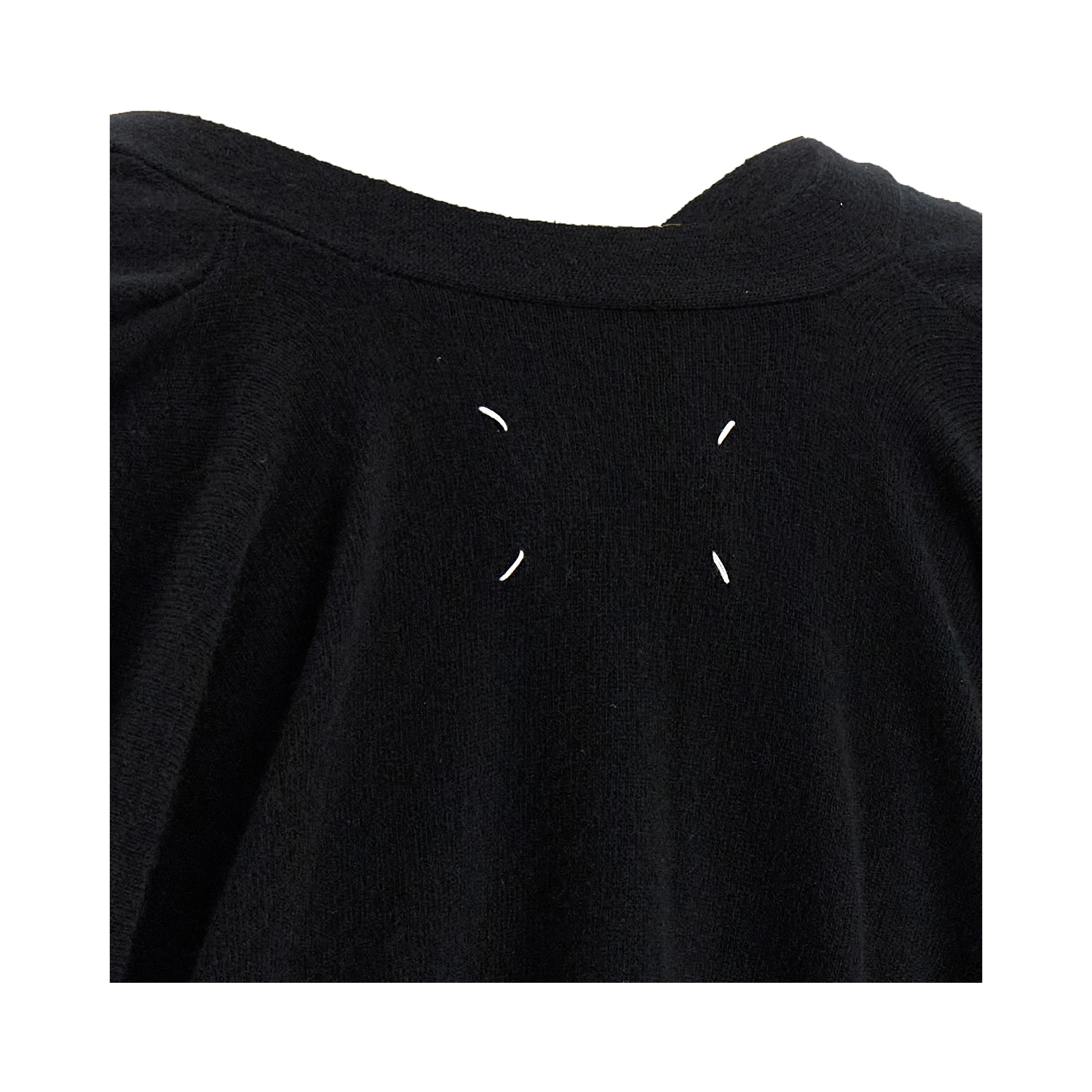 Black Wool Cardigan