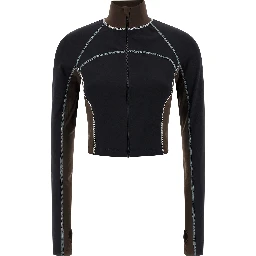 Black Polyamide Top
