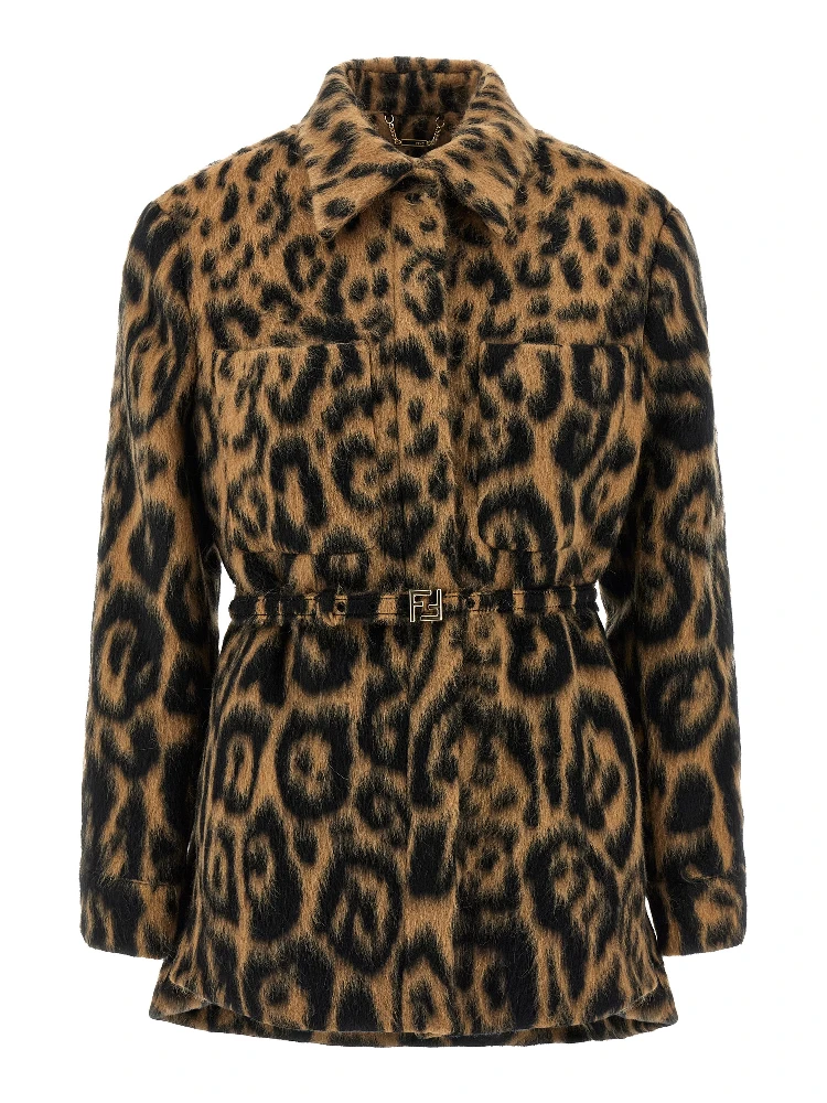 Beige Virgin Wool Coat
