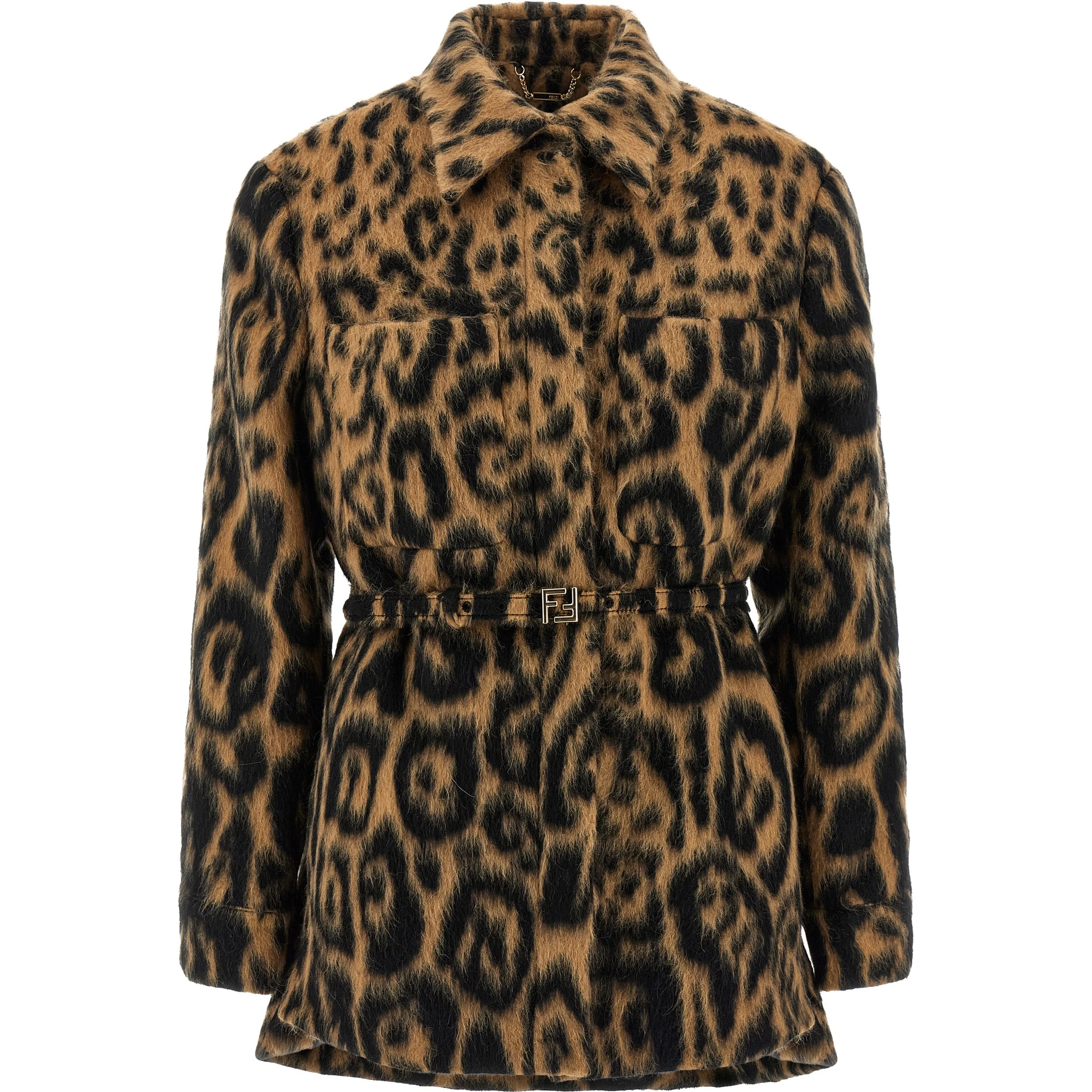 Beige Virgin Wool Coat