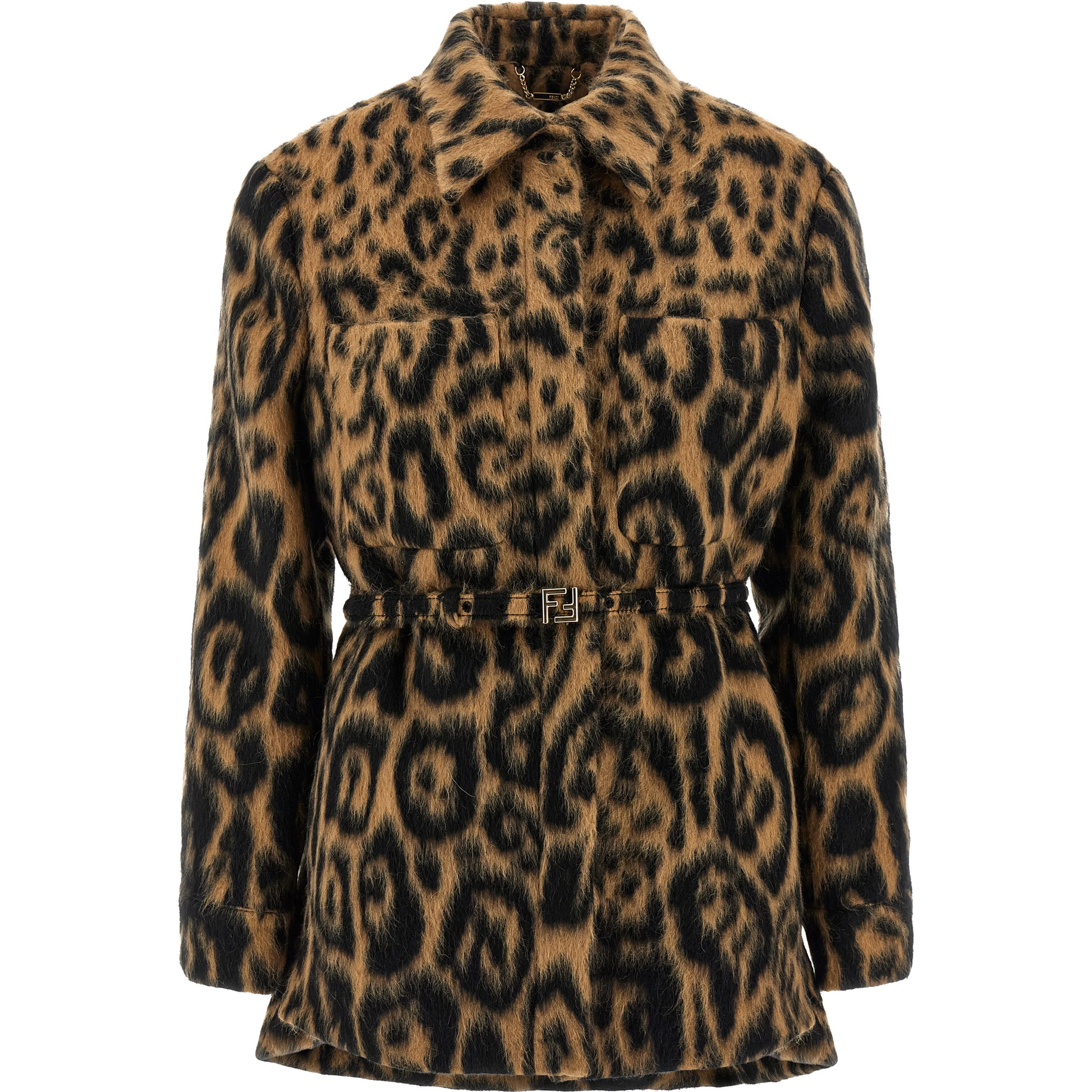 Beige Virgin Wool Coat