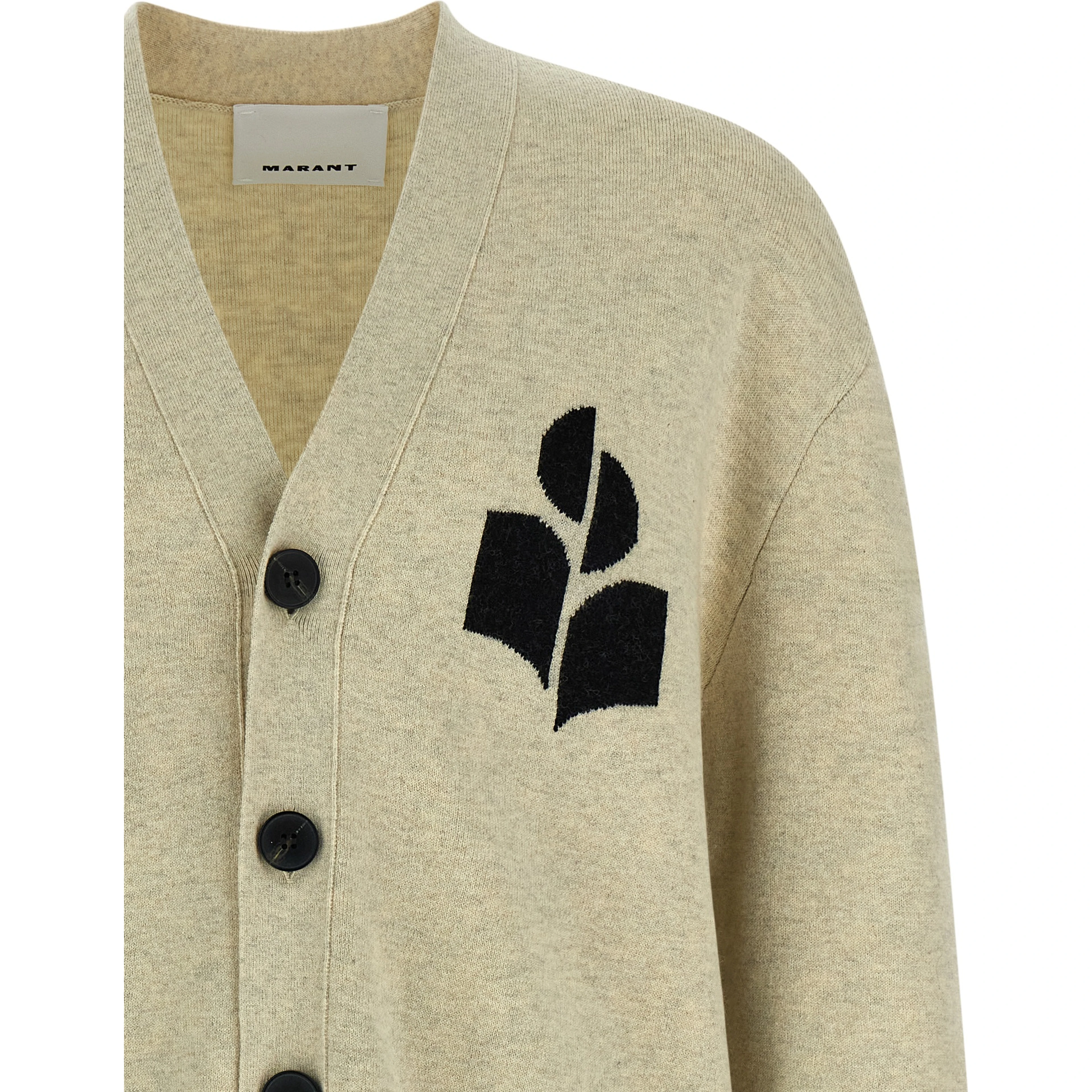 Gray Cotton Cardigan