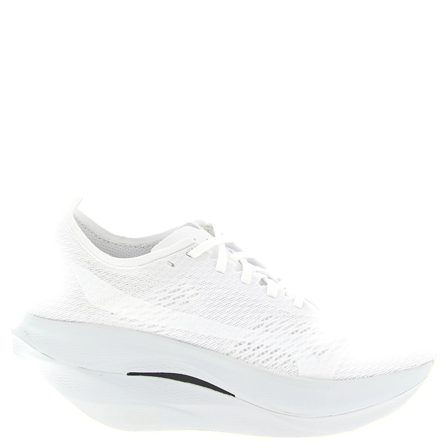 White Synthetic Athletic Sneakers