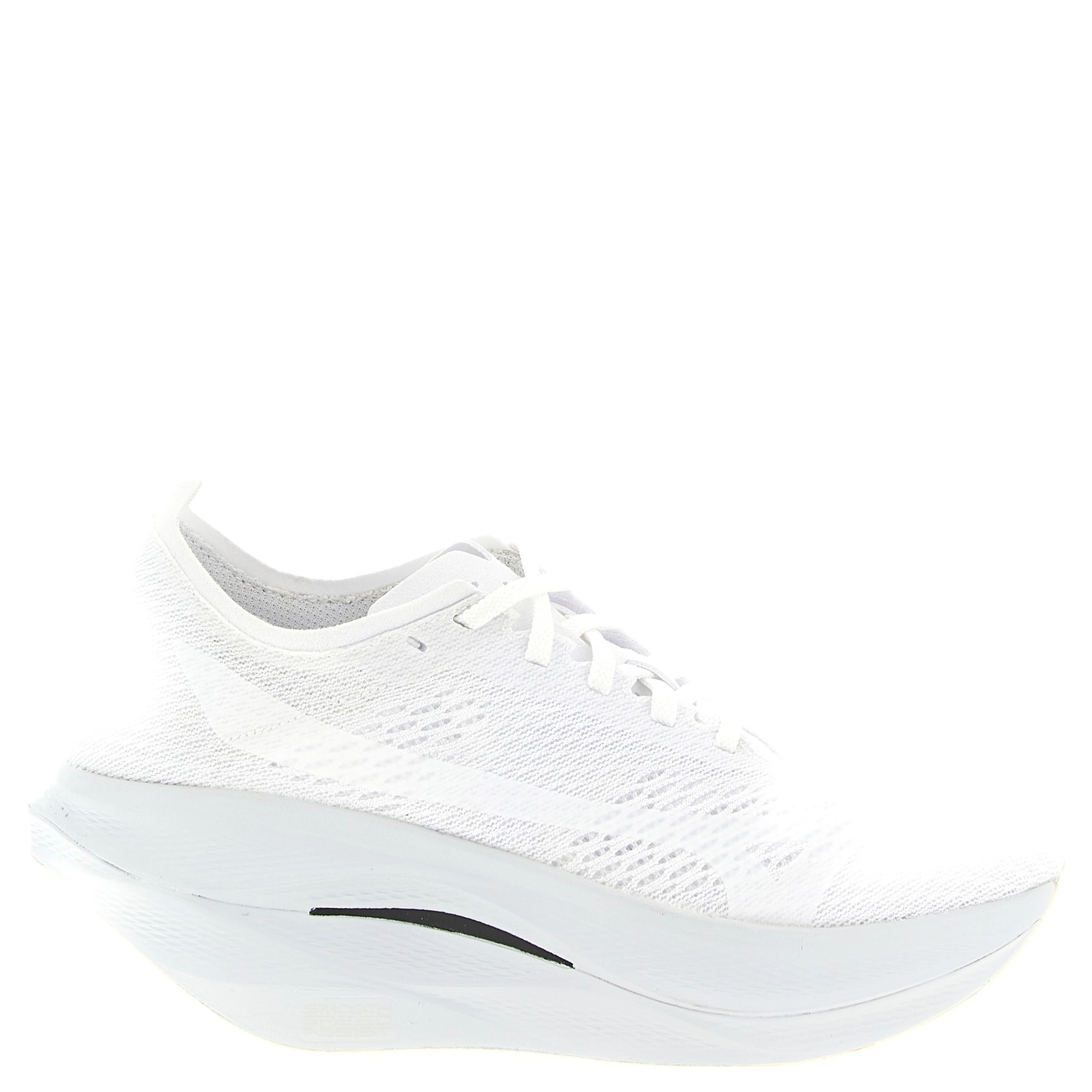 White Synthetic Athletic Sneakers