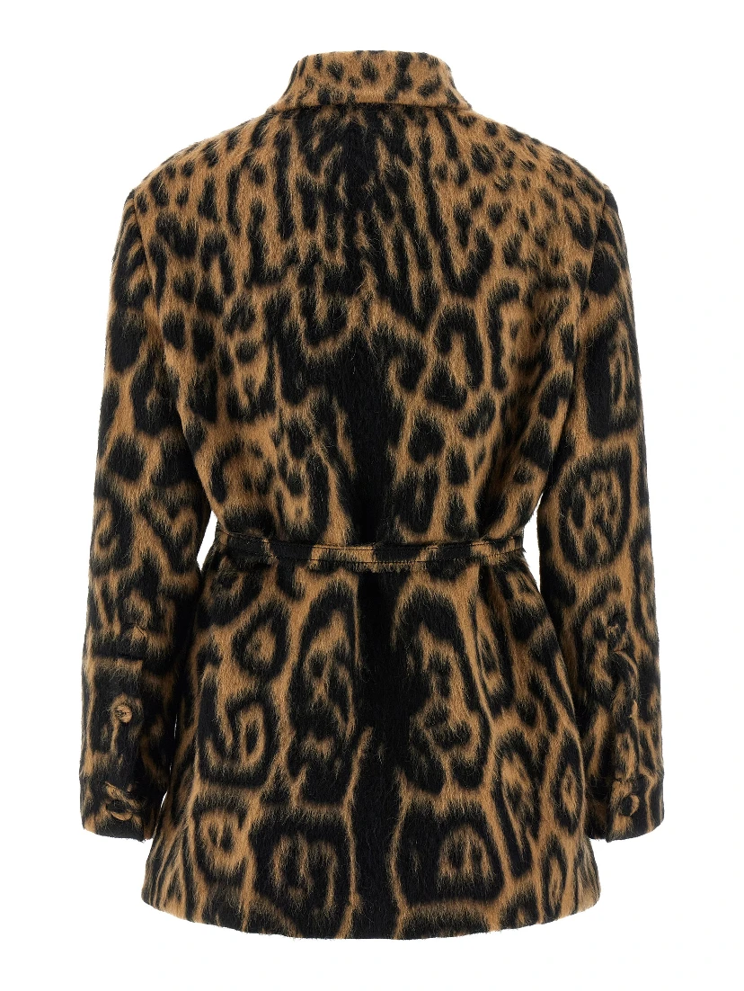 Beige Virgin Wool Coat