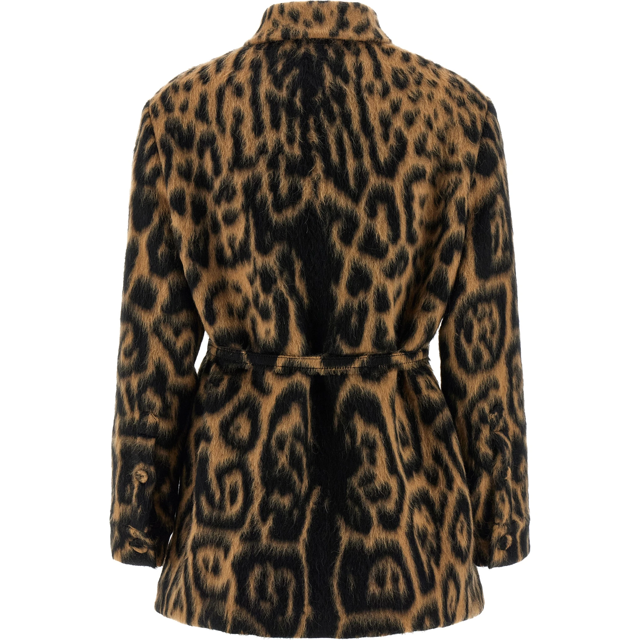 Beige Virgin Wool Coat
