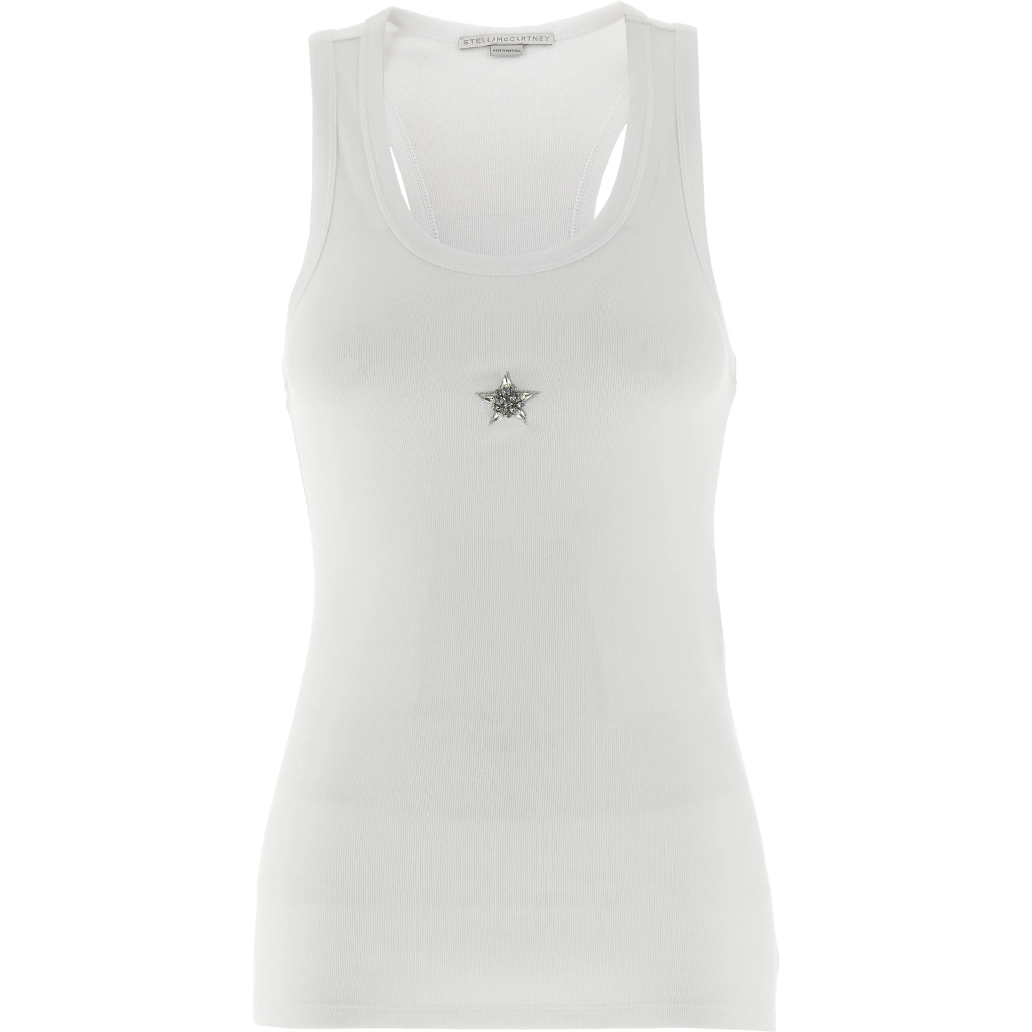 White Lyocell Tank Tops