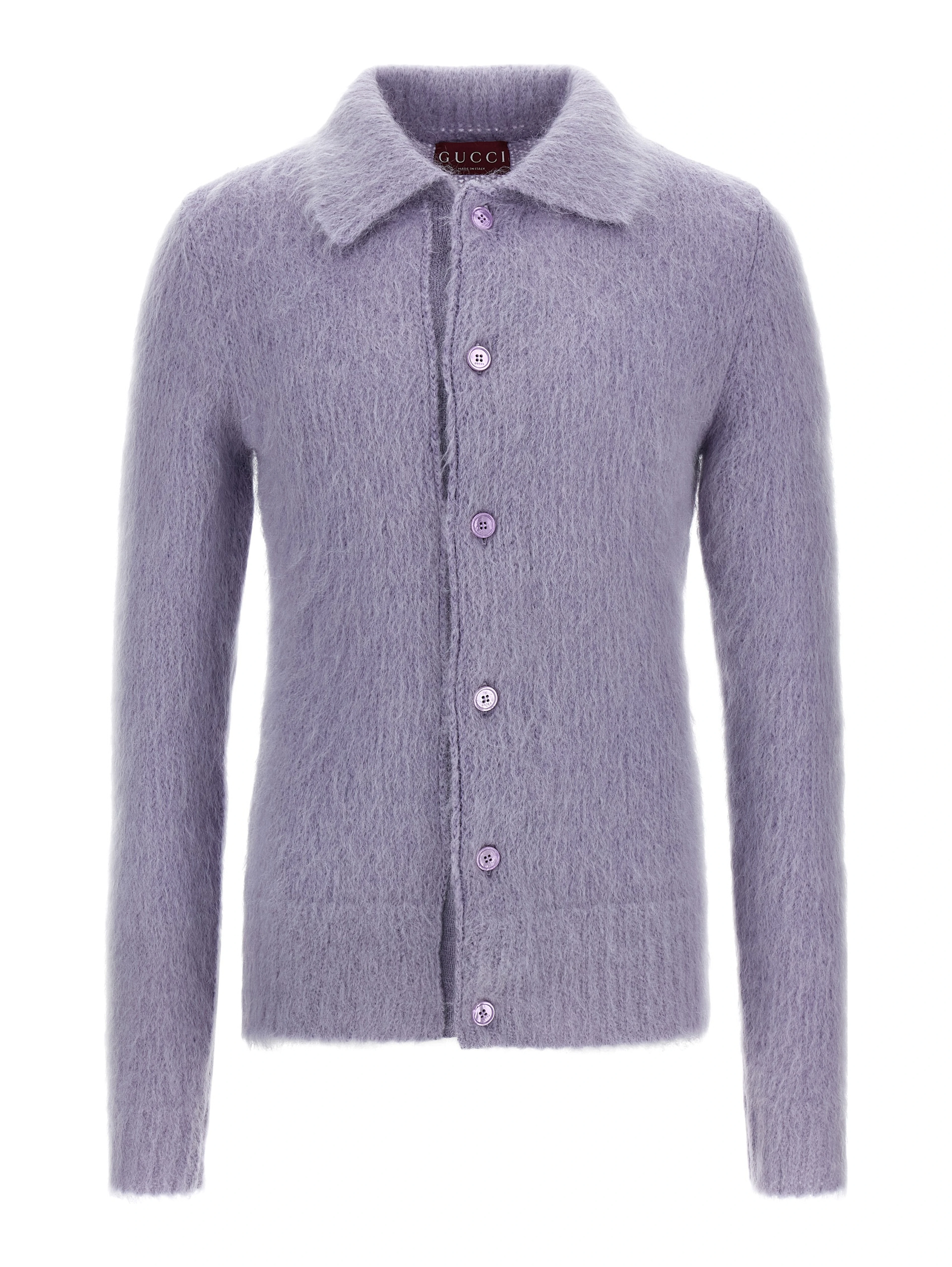 Purple Wool Cardigan