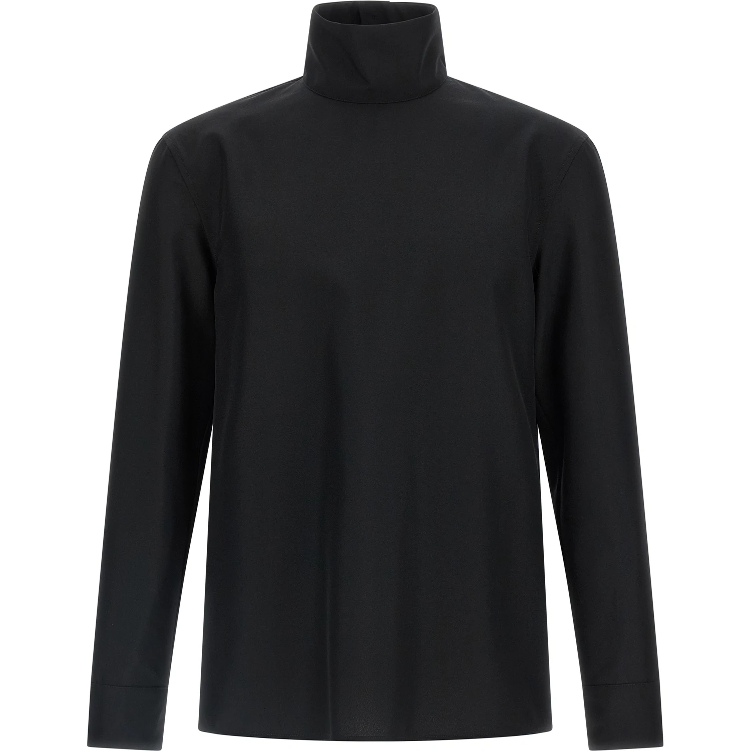 Black Polyester Blouse