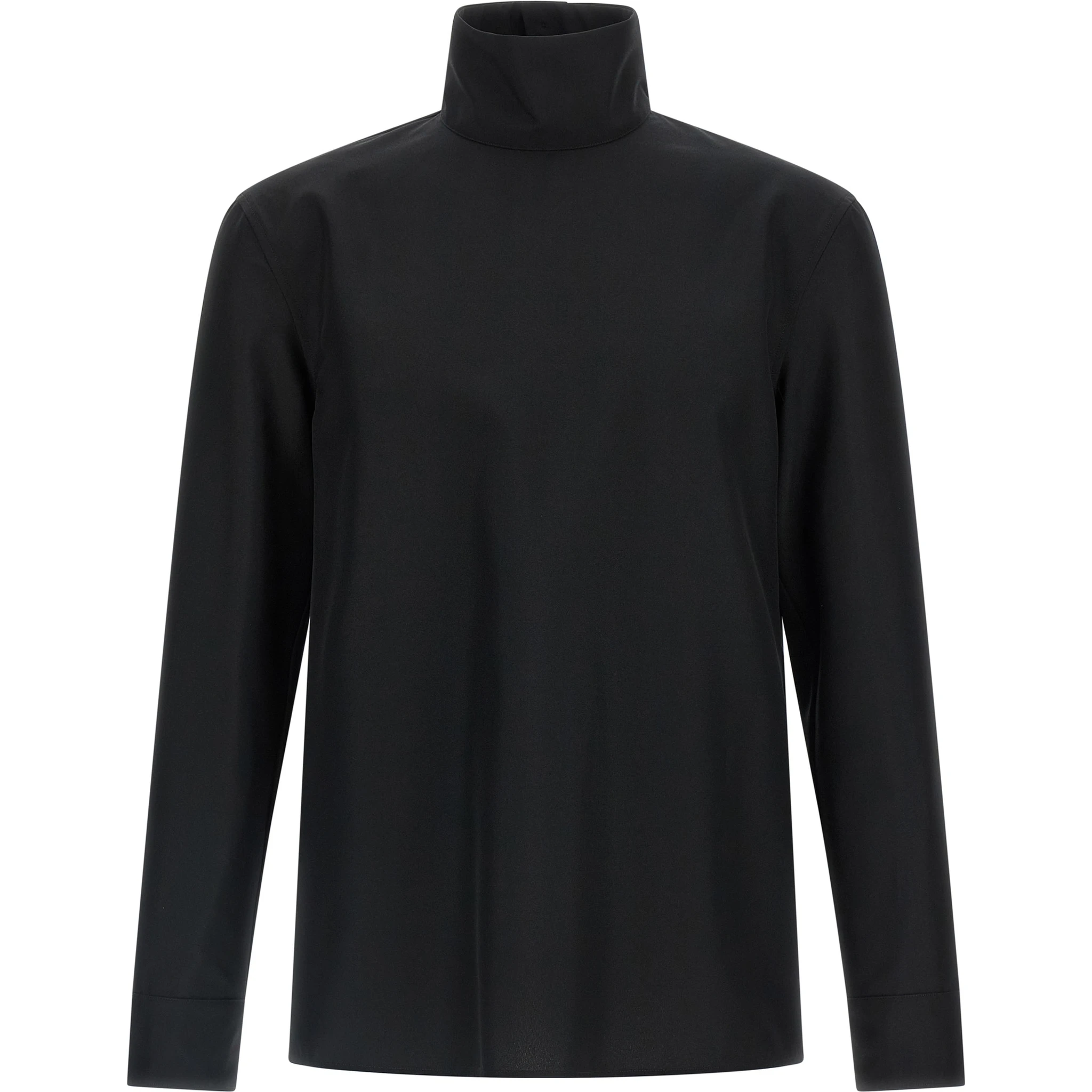 Black Polyester Blouse