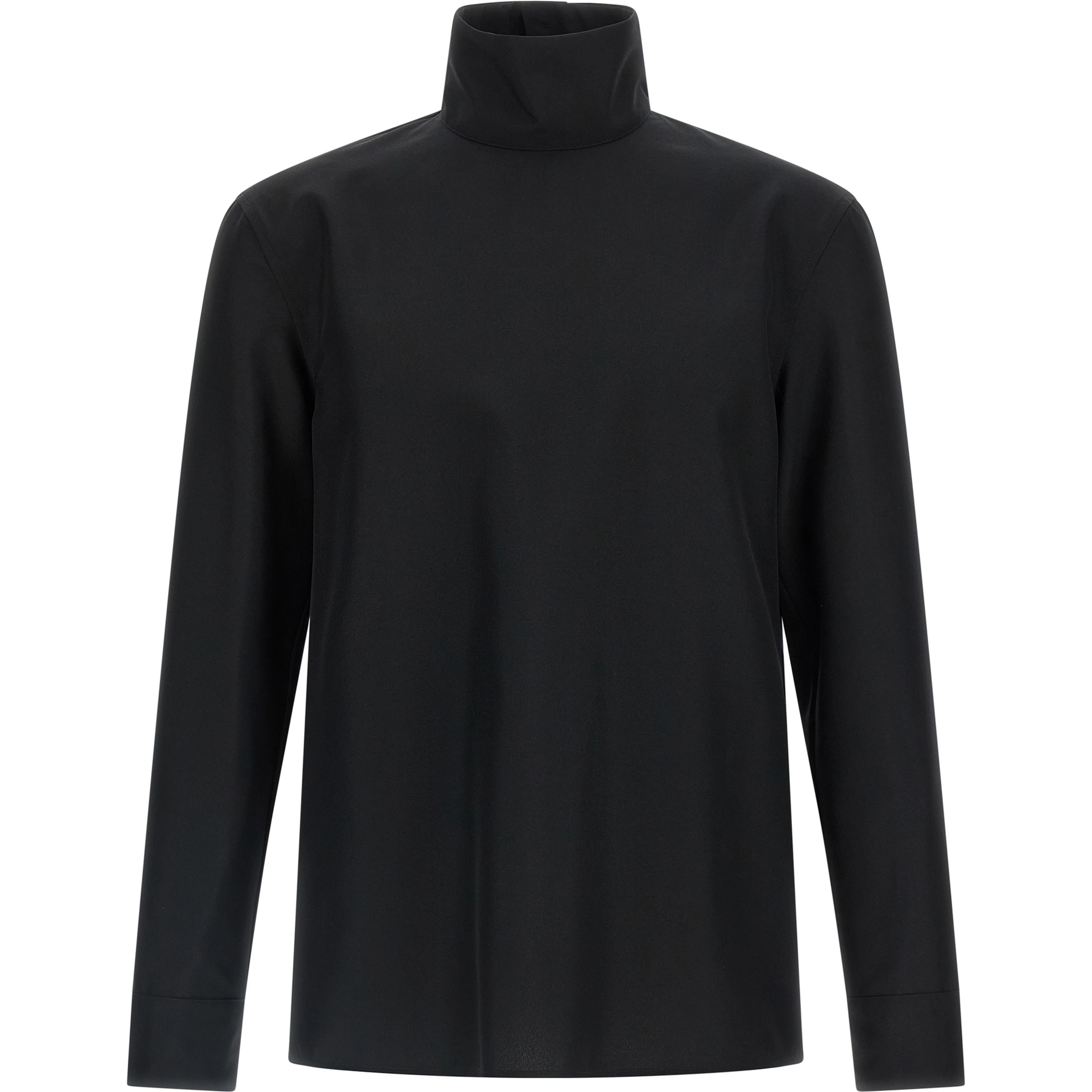Black Polyester Blouse