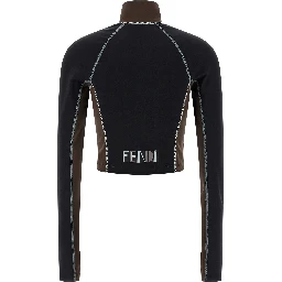 Black Polyamide Top