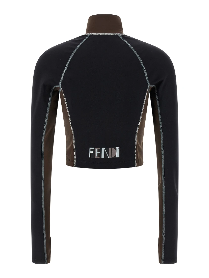 Black Polyamide Top