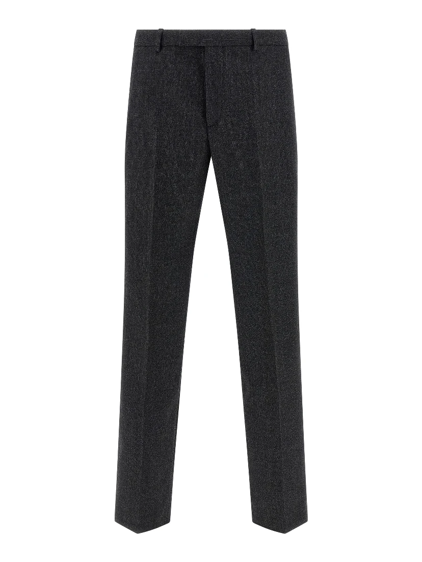 Gray Wool Dress Pants