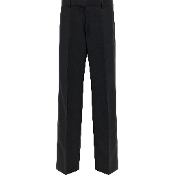 Black Polyester Dress Pants
