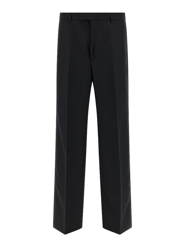 Black Polyester Dress Pants