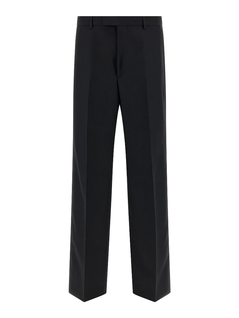 Black Polyester Dress Pants