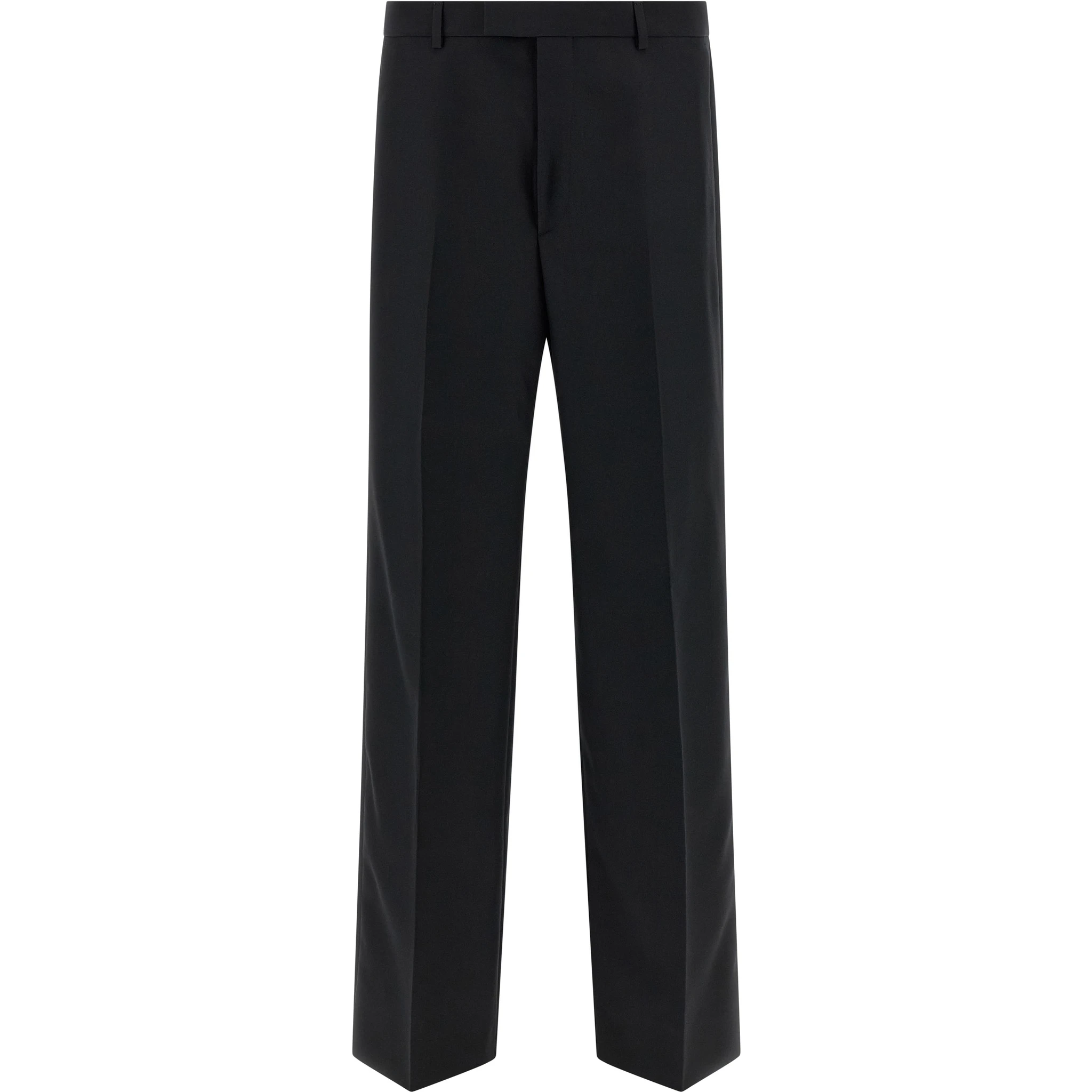 Black Polyester Dress Pants