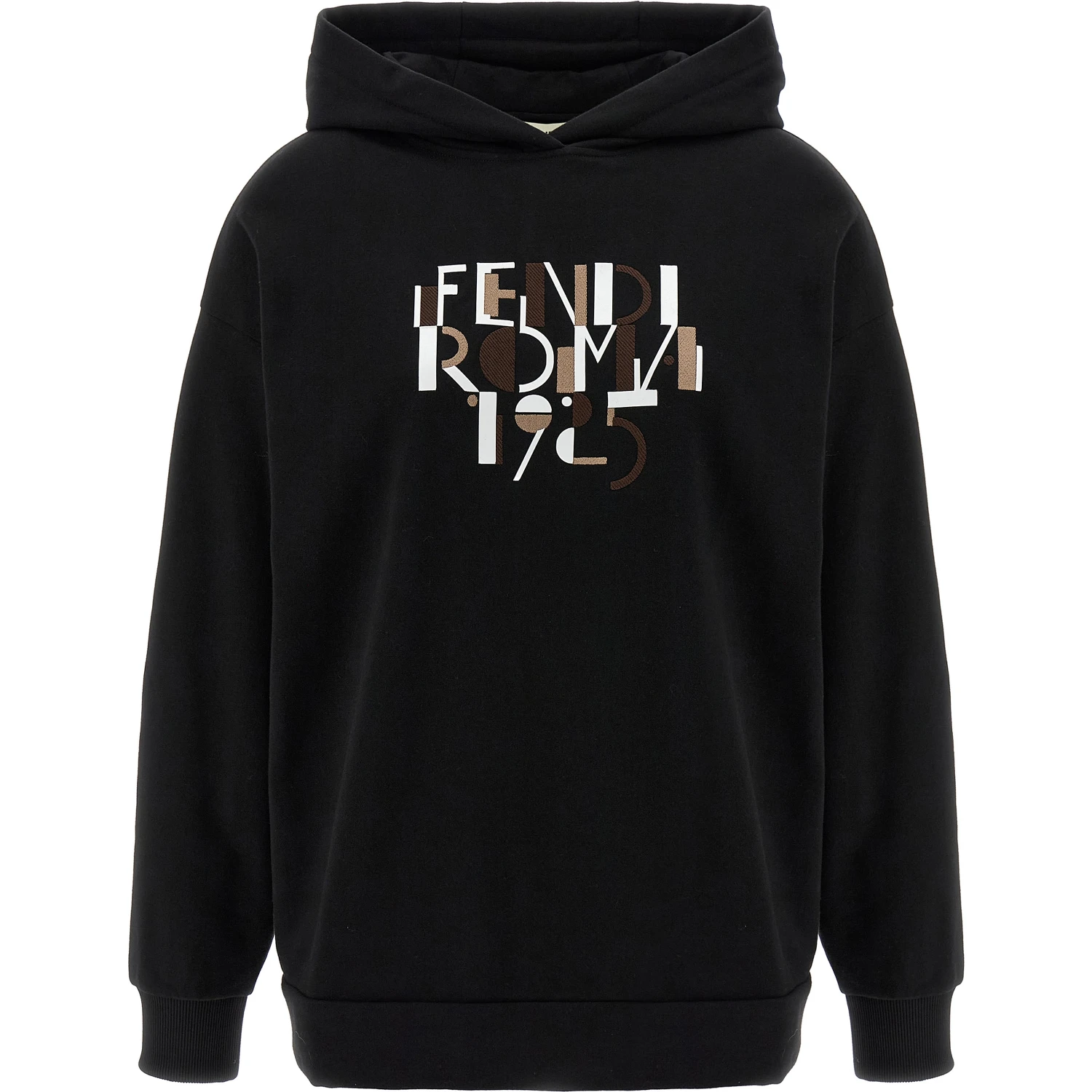 Black Cotton Sweatshirt