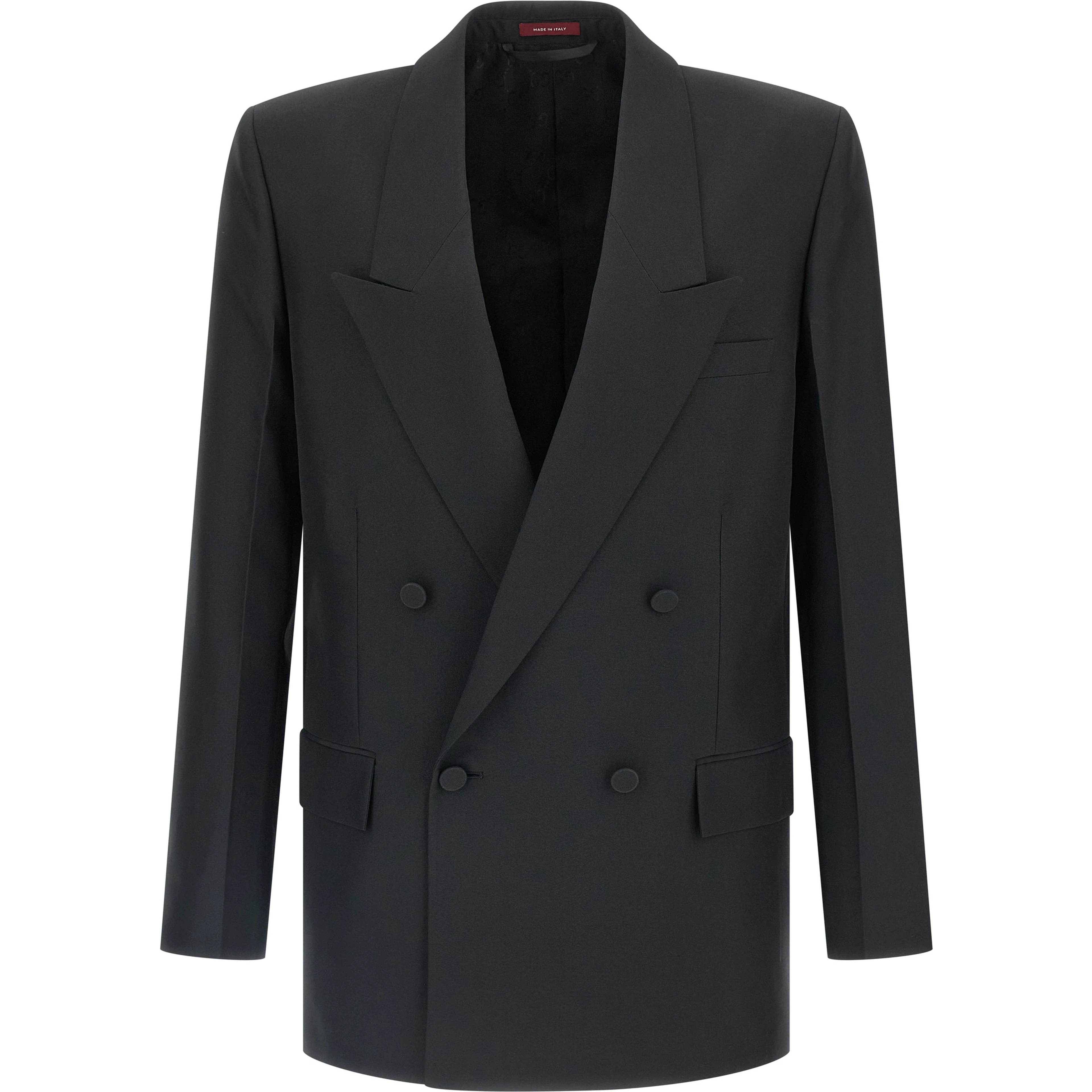 Black Polyester Blazer