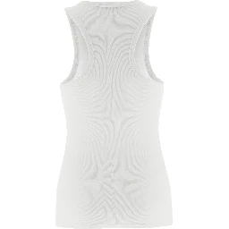 White Lyocell Tank Tops
