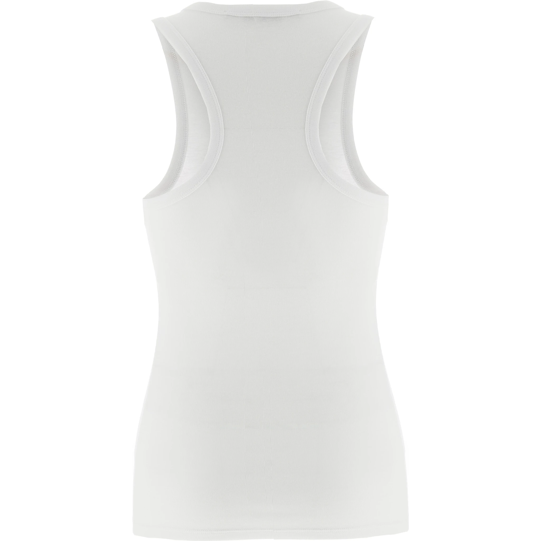 White Lyocell Tank Tops