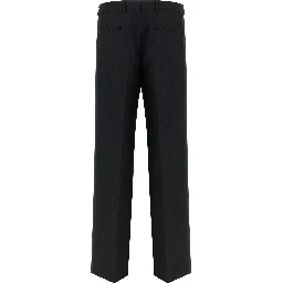 Black Polyester Dress Pants