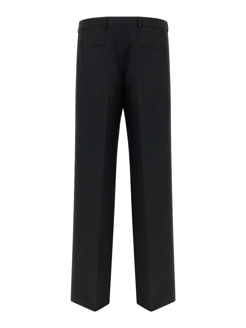 Black Polyester Dress Pants