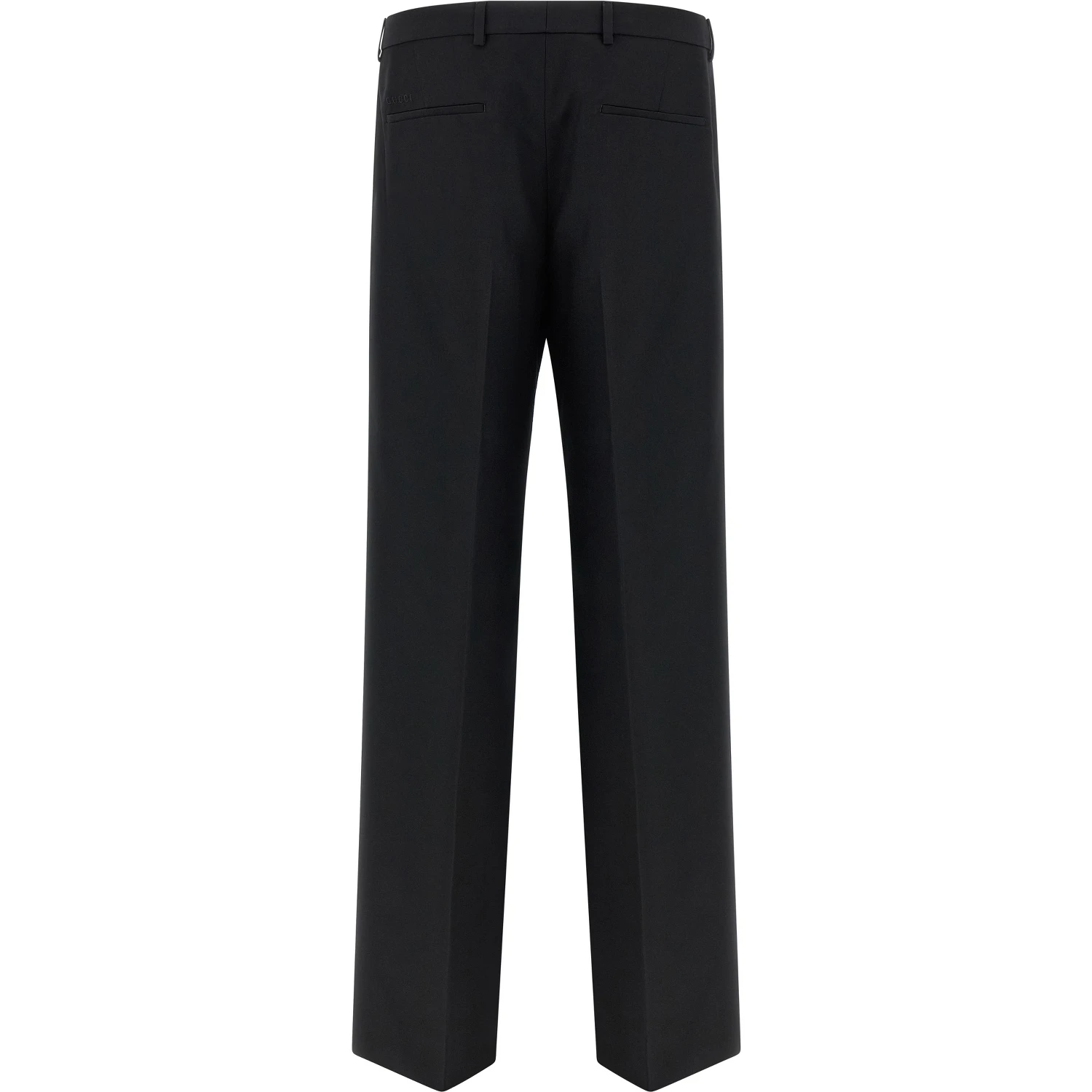 Black Polyester Dress Pants
