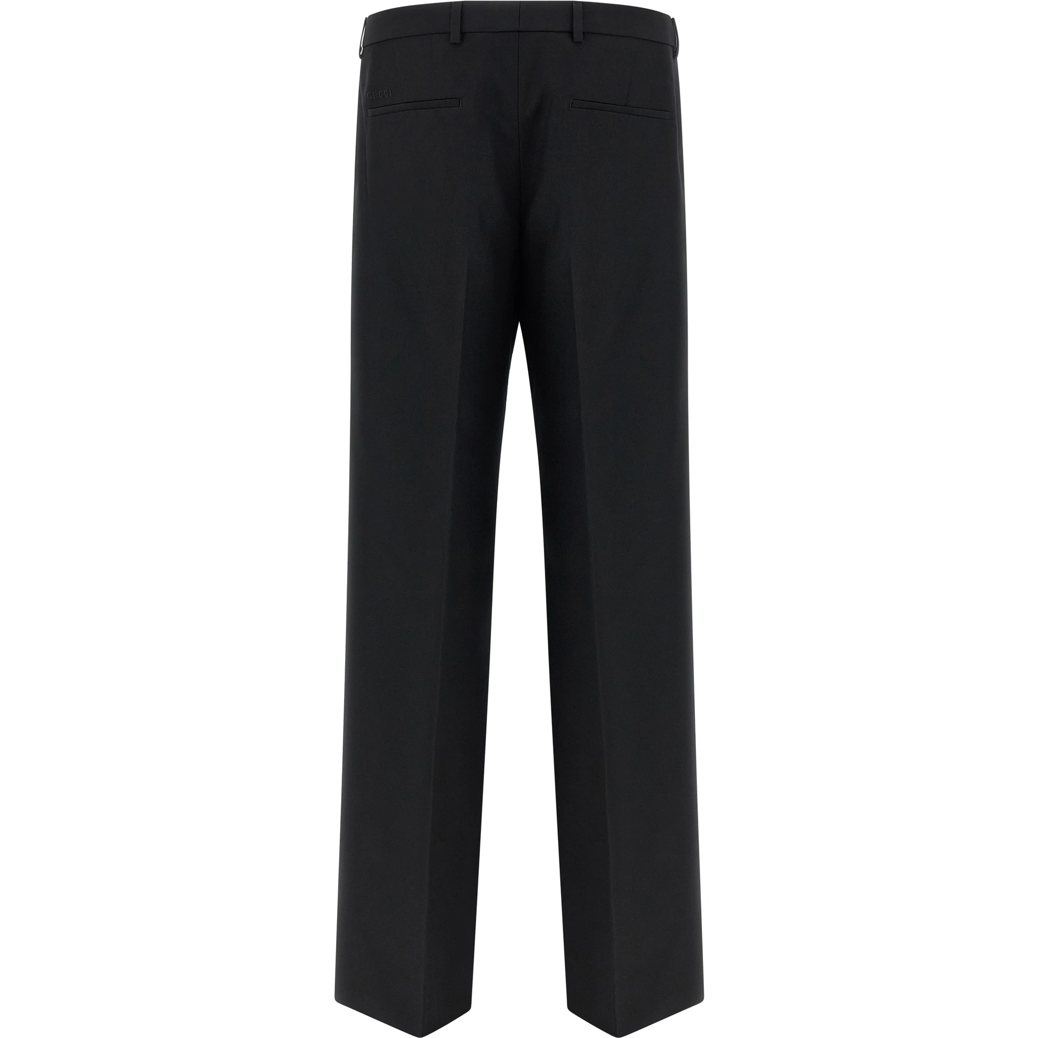 Black Polyester Dress Pants