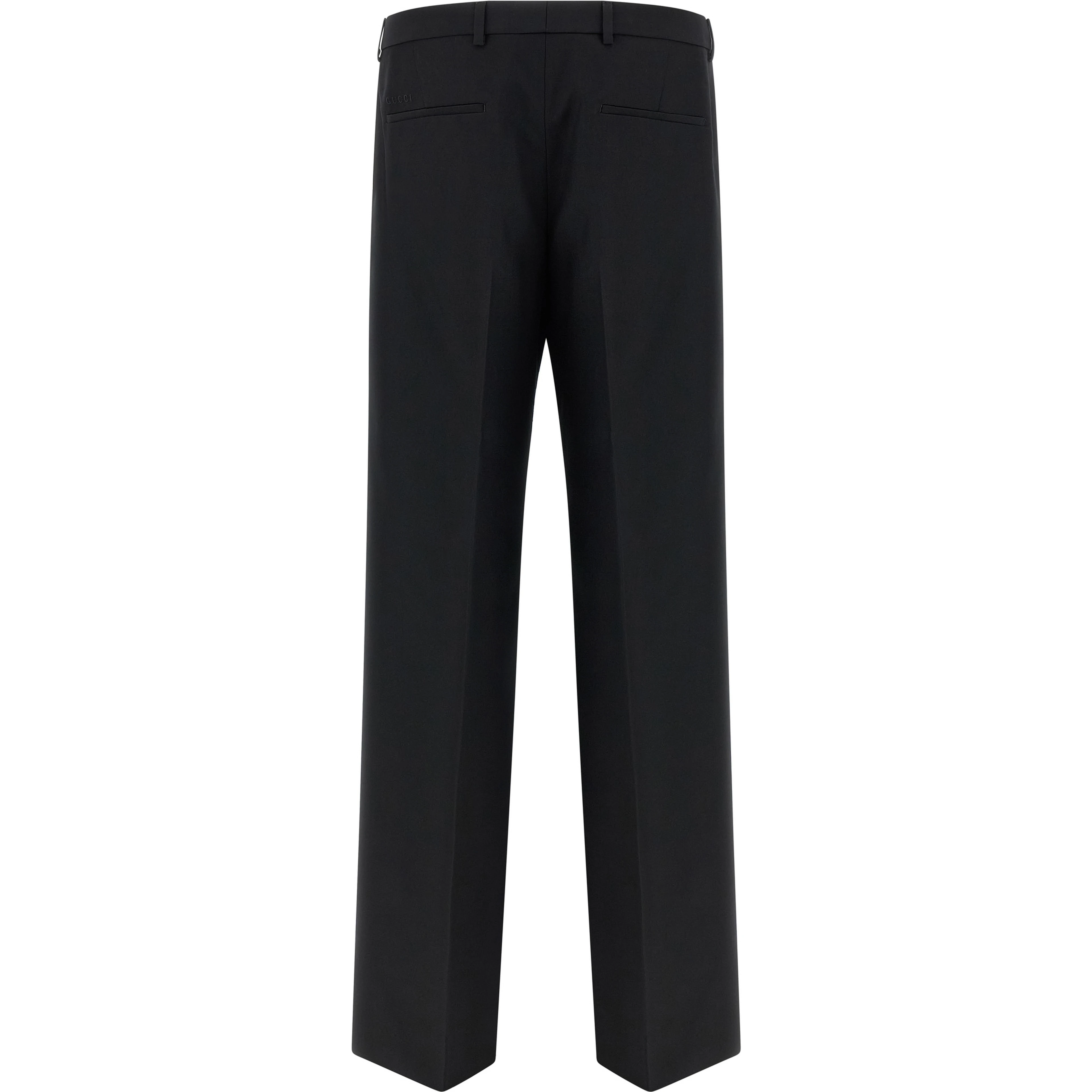 Black Polyester Dress Pants