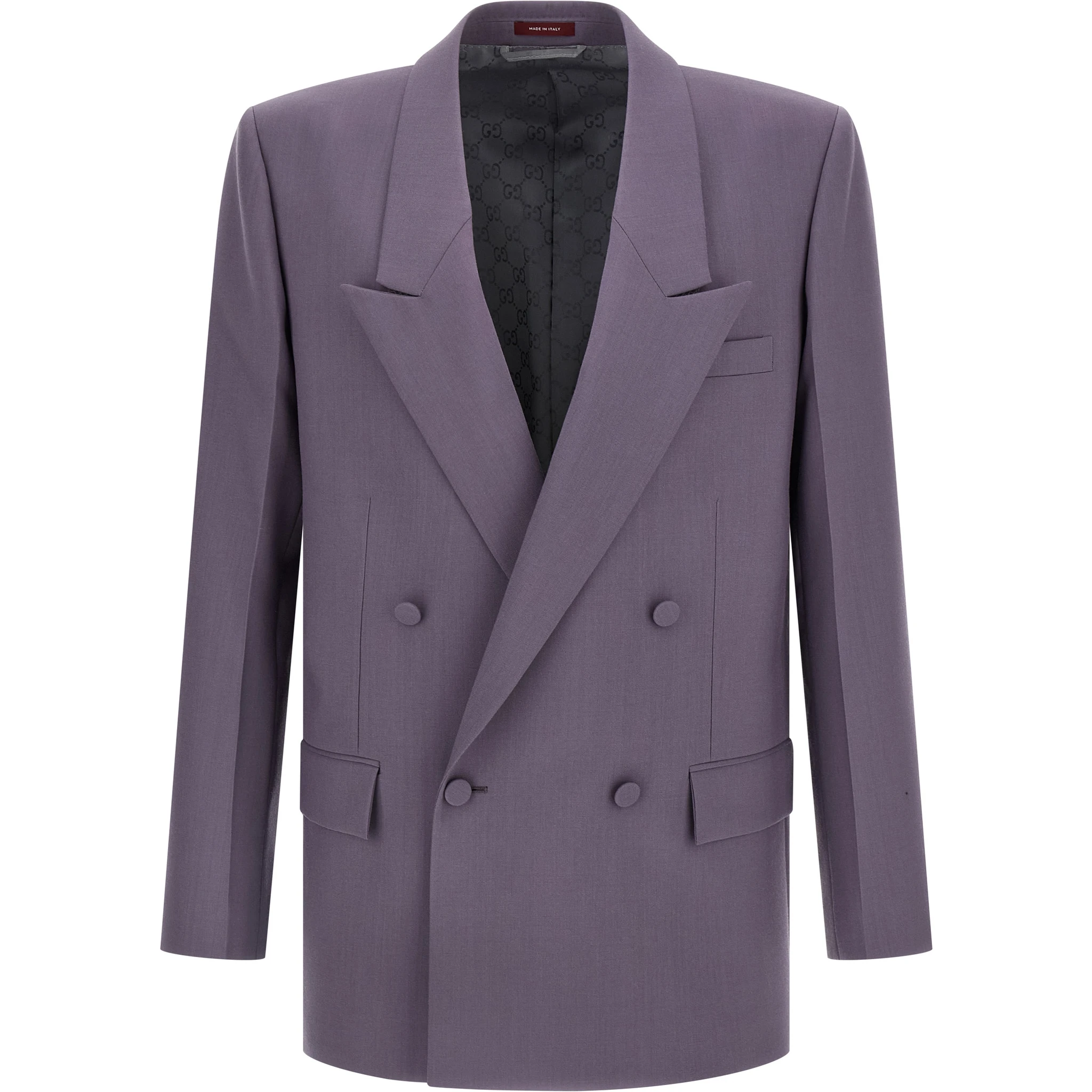 Purple Wool Blazer