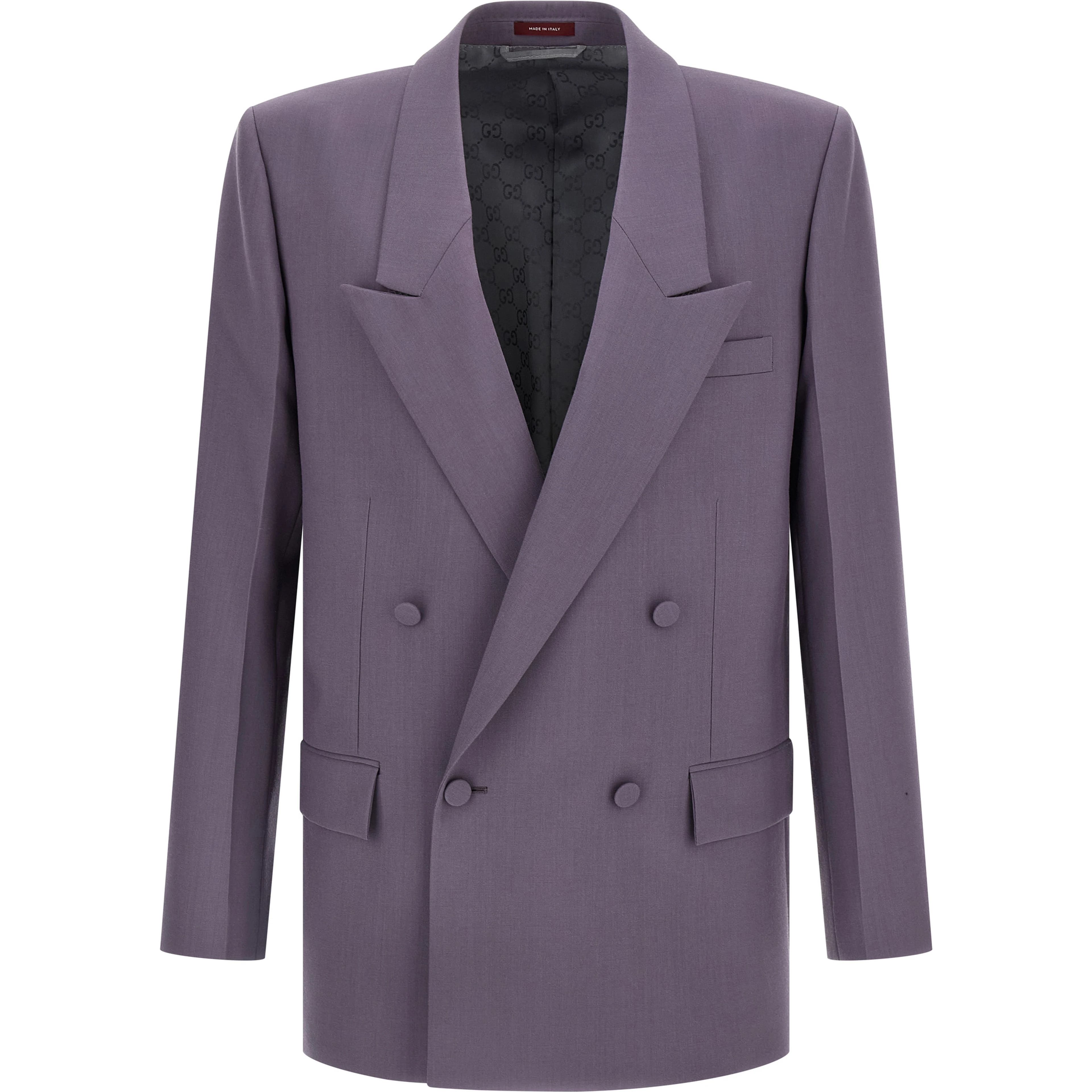 Purple Wool Blazer