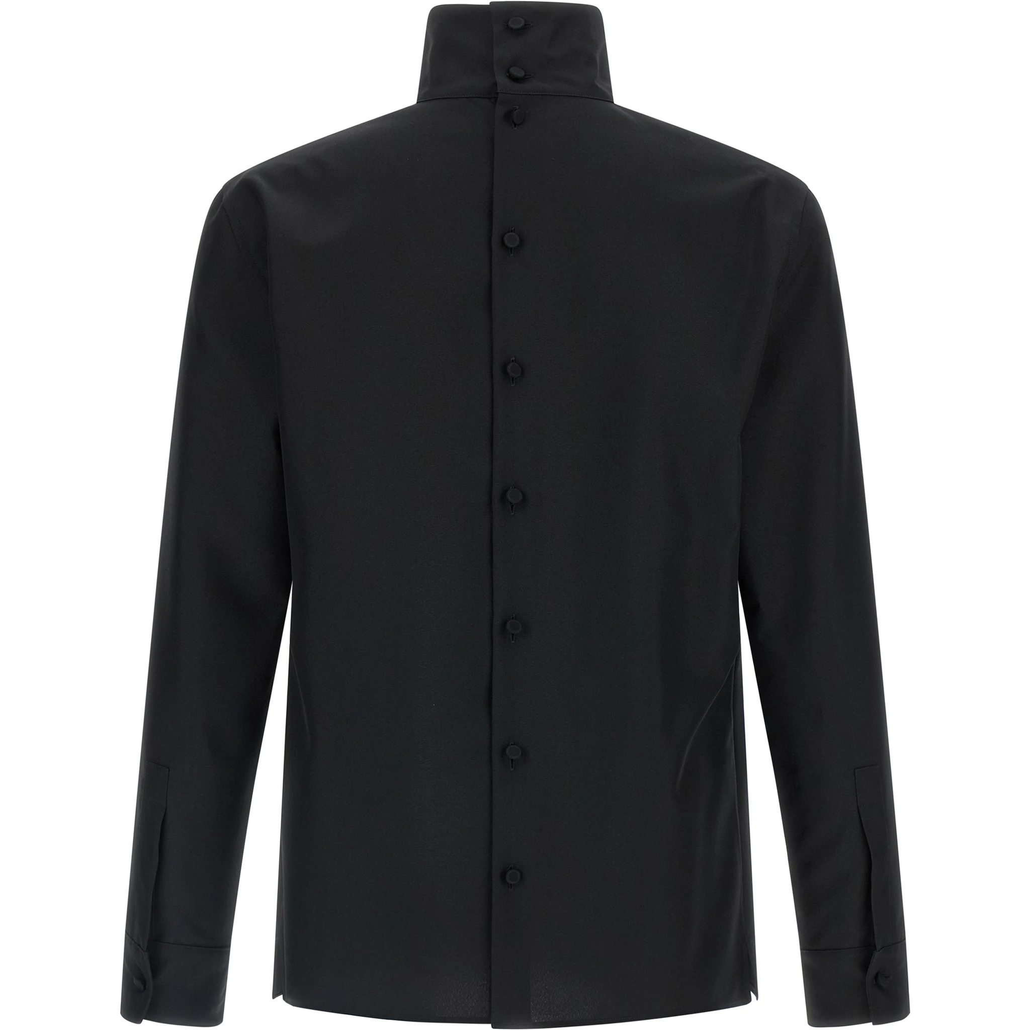Black Polyester Blouse
