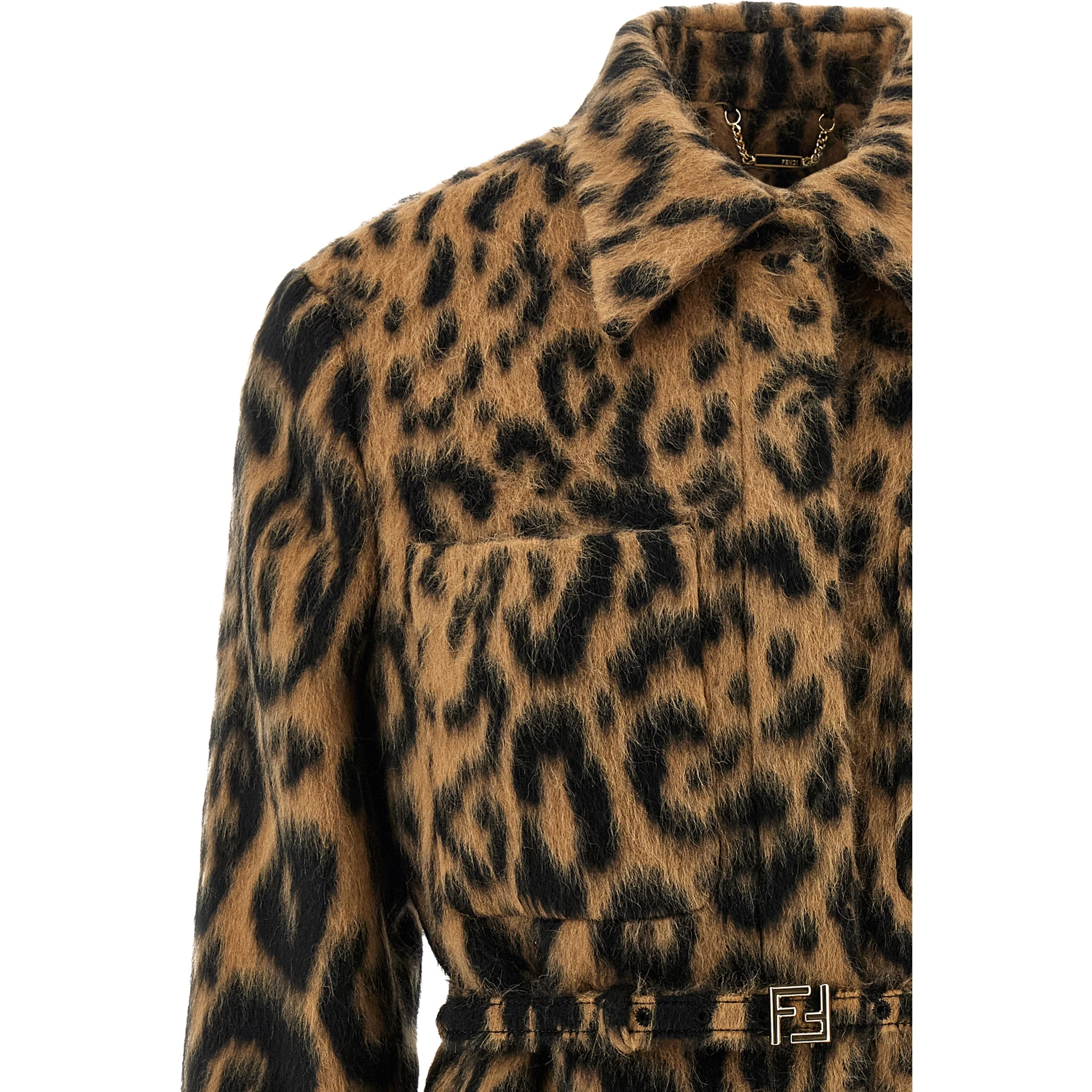 Beige Virgin Wool Coat