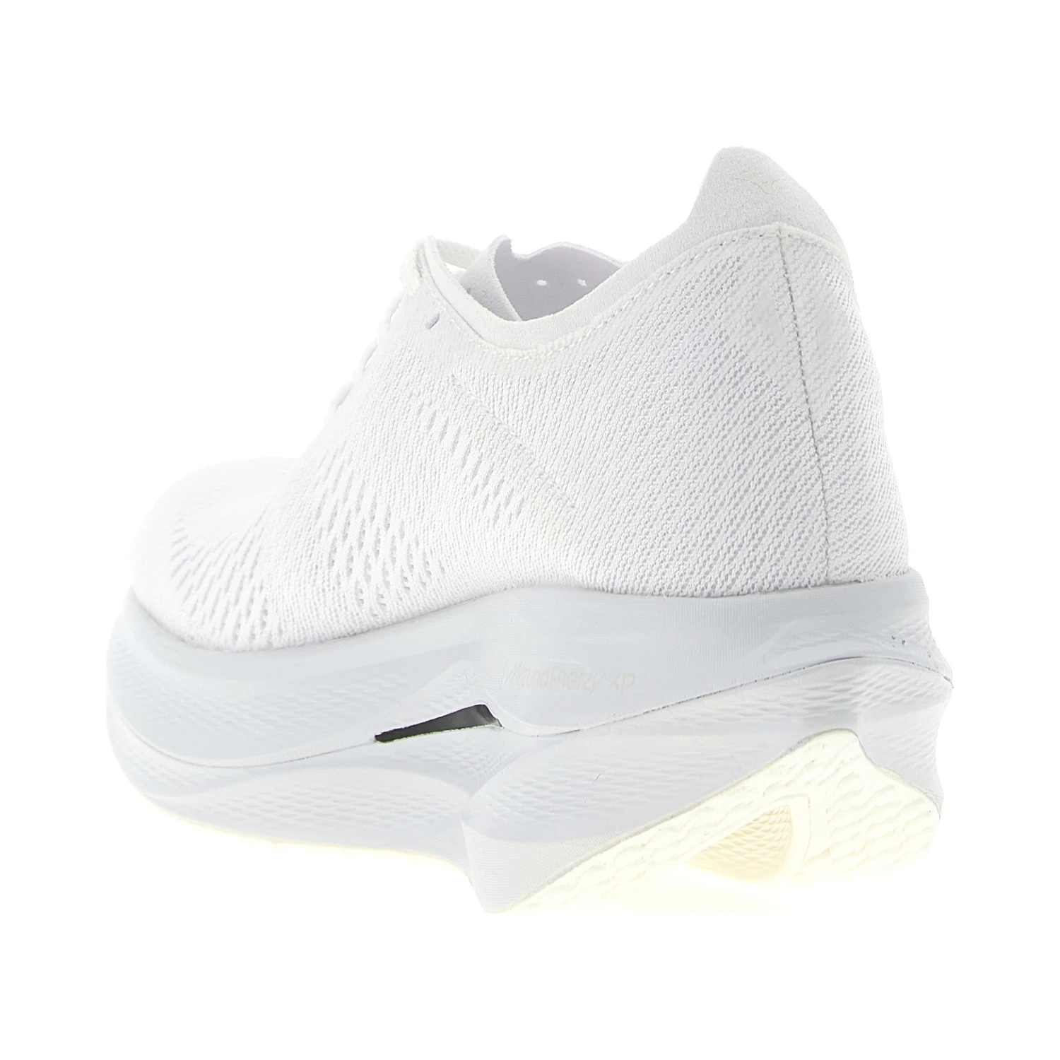 White Synthetic Athletic Sneakers