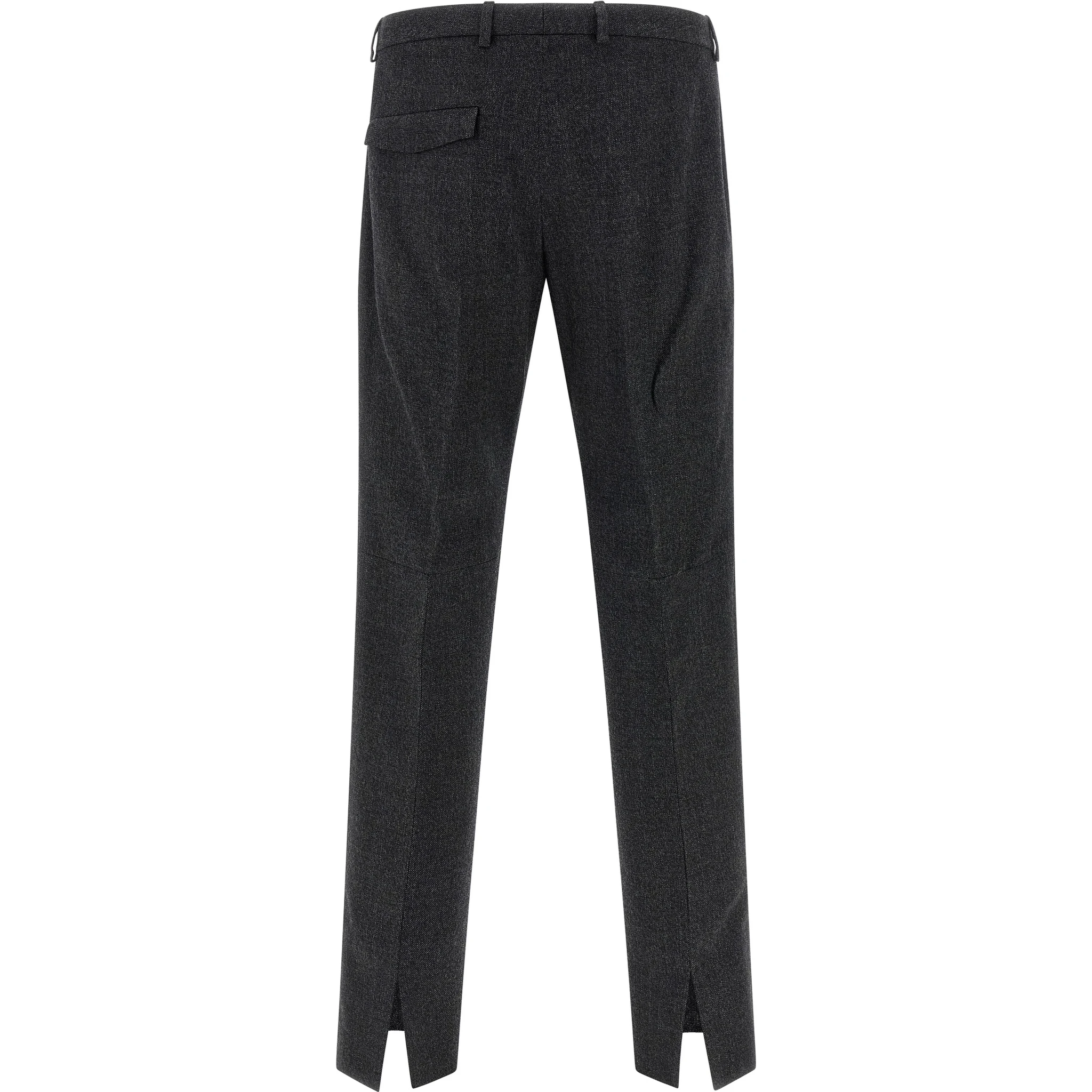Gray Wool Dress Pants