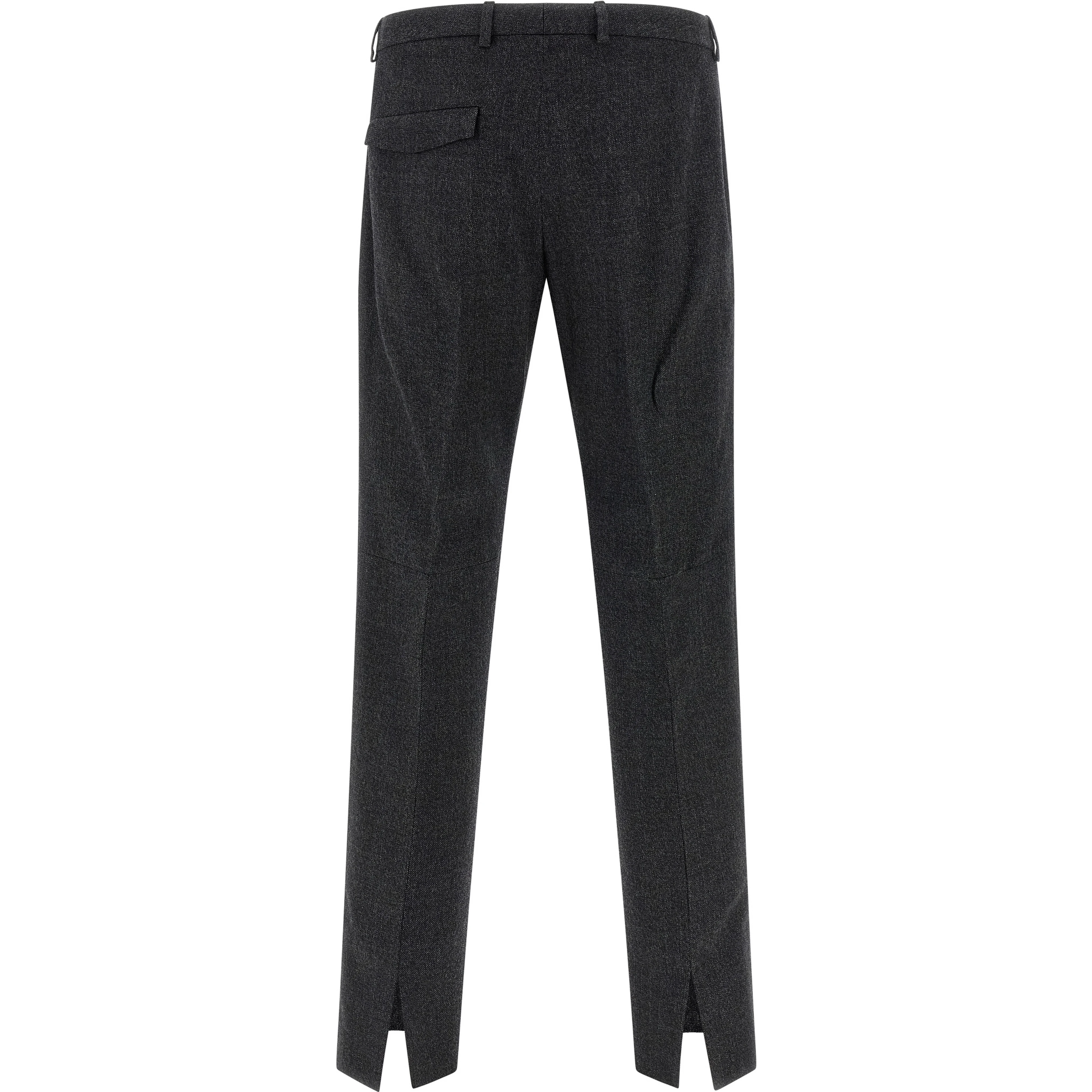 Gray Wool Dress Pants