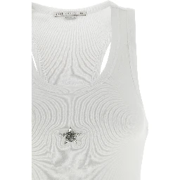 White Lyocell Tank Tops