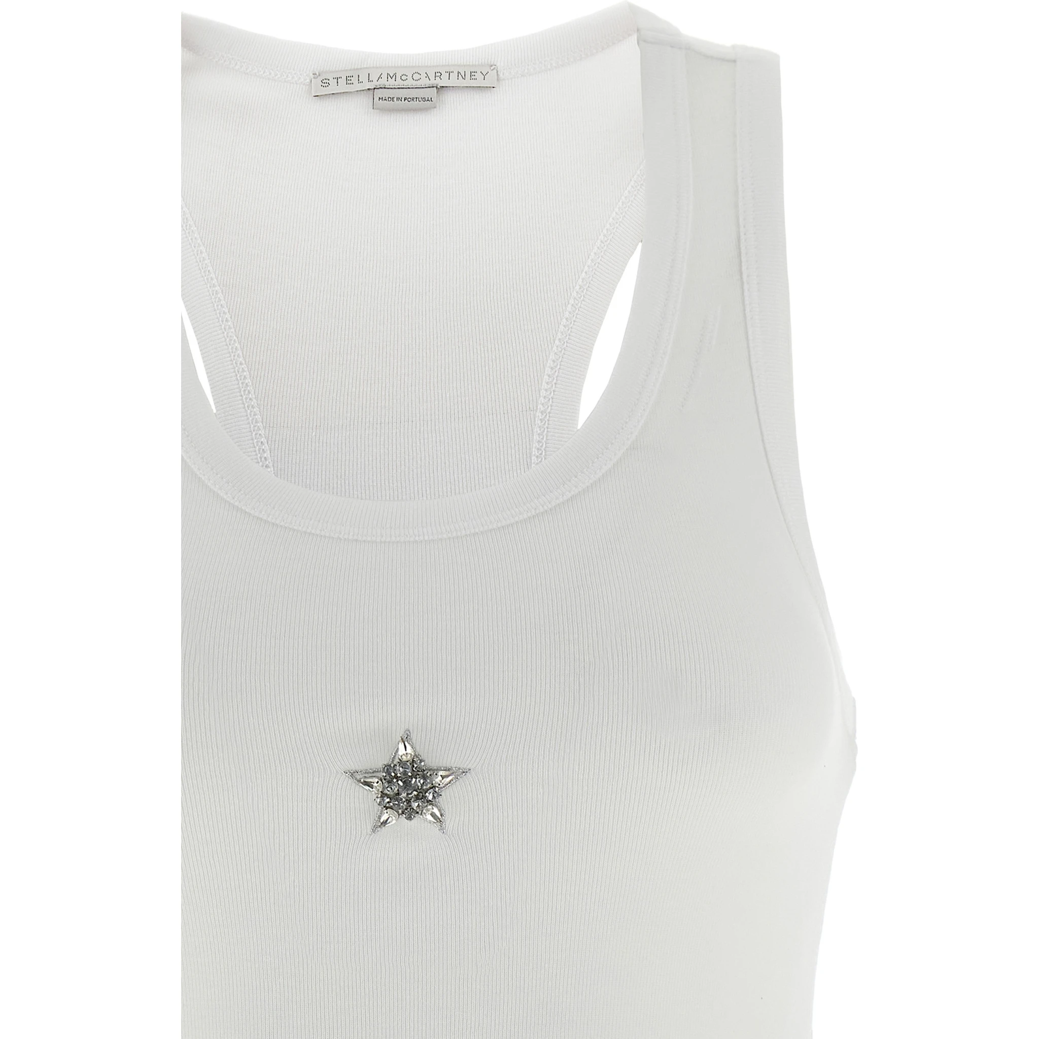 White Lyocell Tank Tops