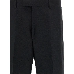 Black Polyester Dress Pants