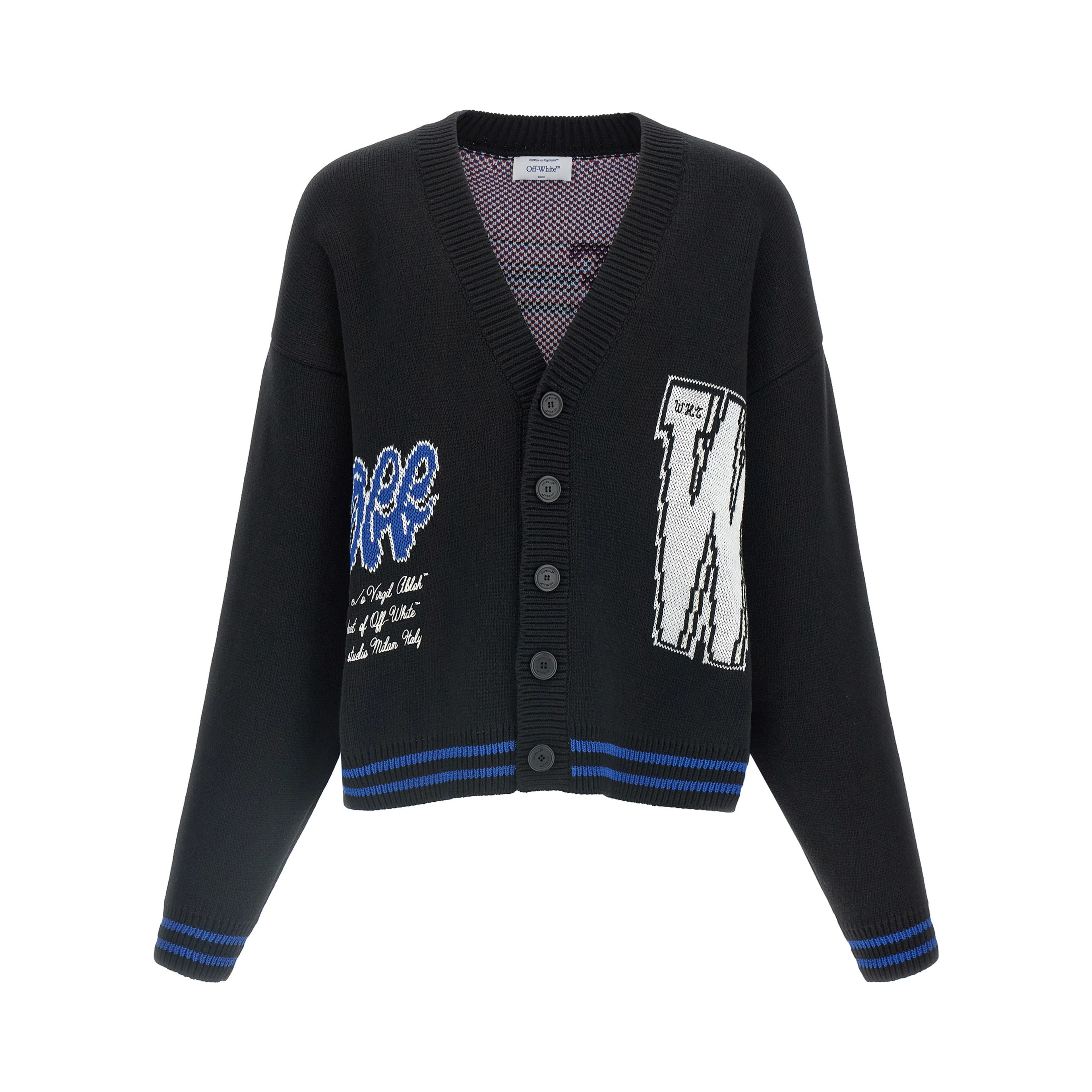 Black Cotton Cardigan